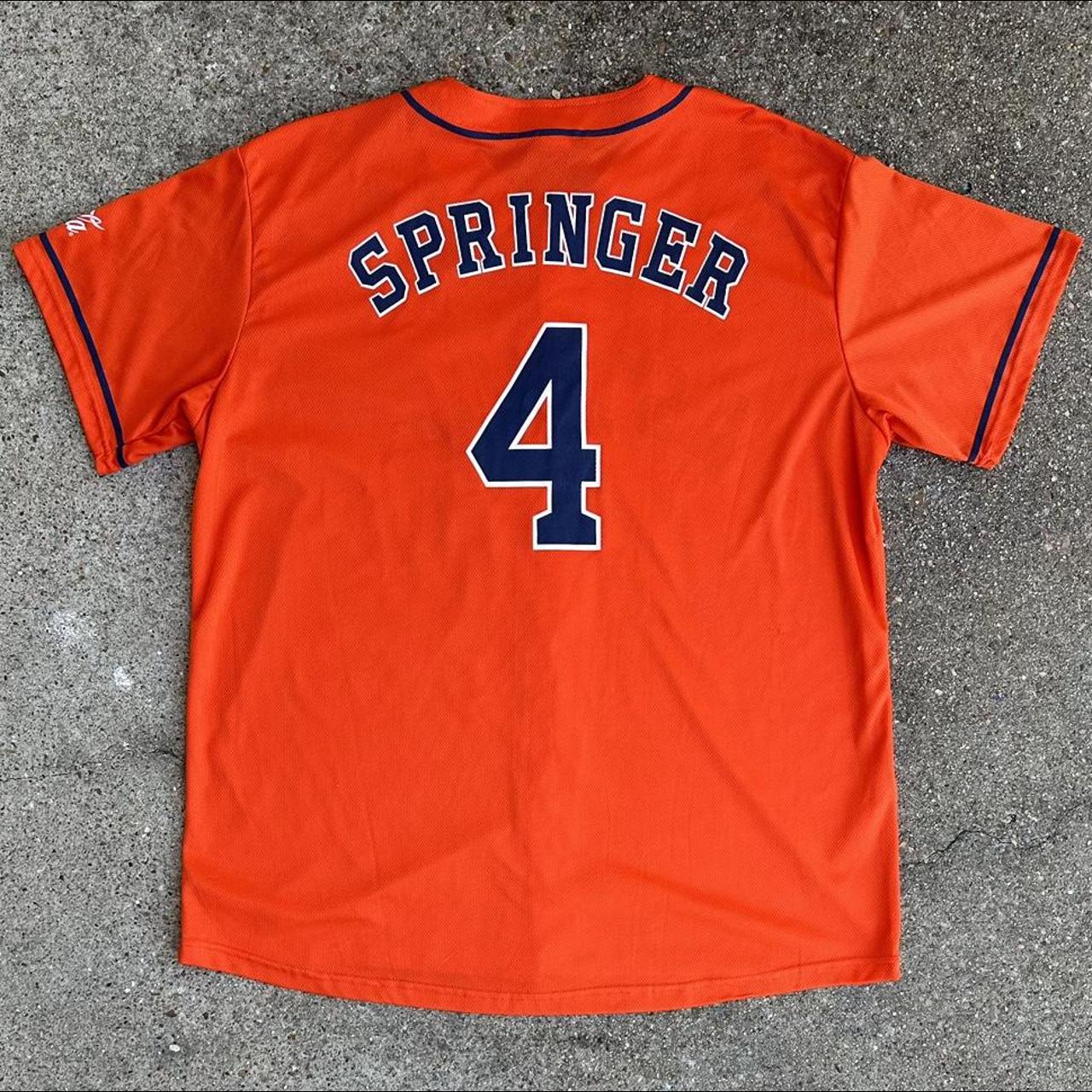 Houston Astros Baseball Jersey •George Springer - Depop