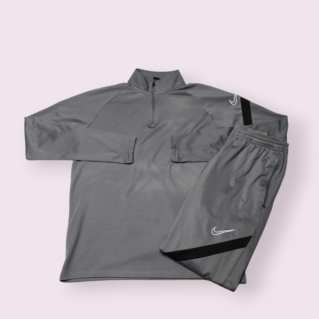 mens grey nike dri fit tracksuit