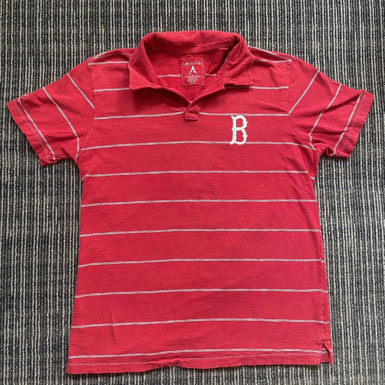Adult Large Vintage Antigua Boston Red Sox Single... Depop