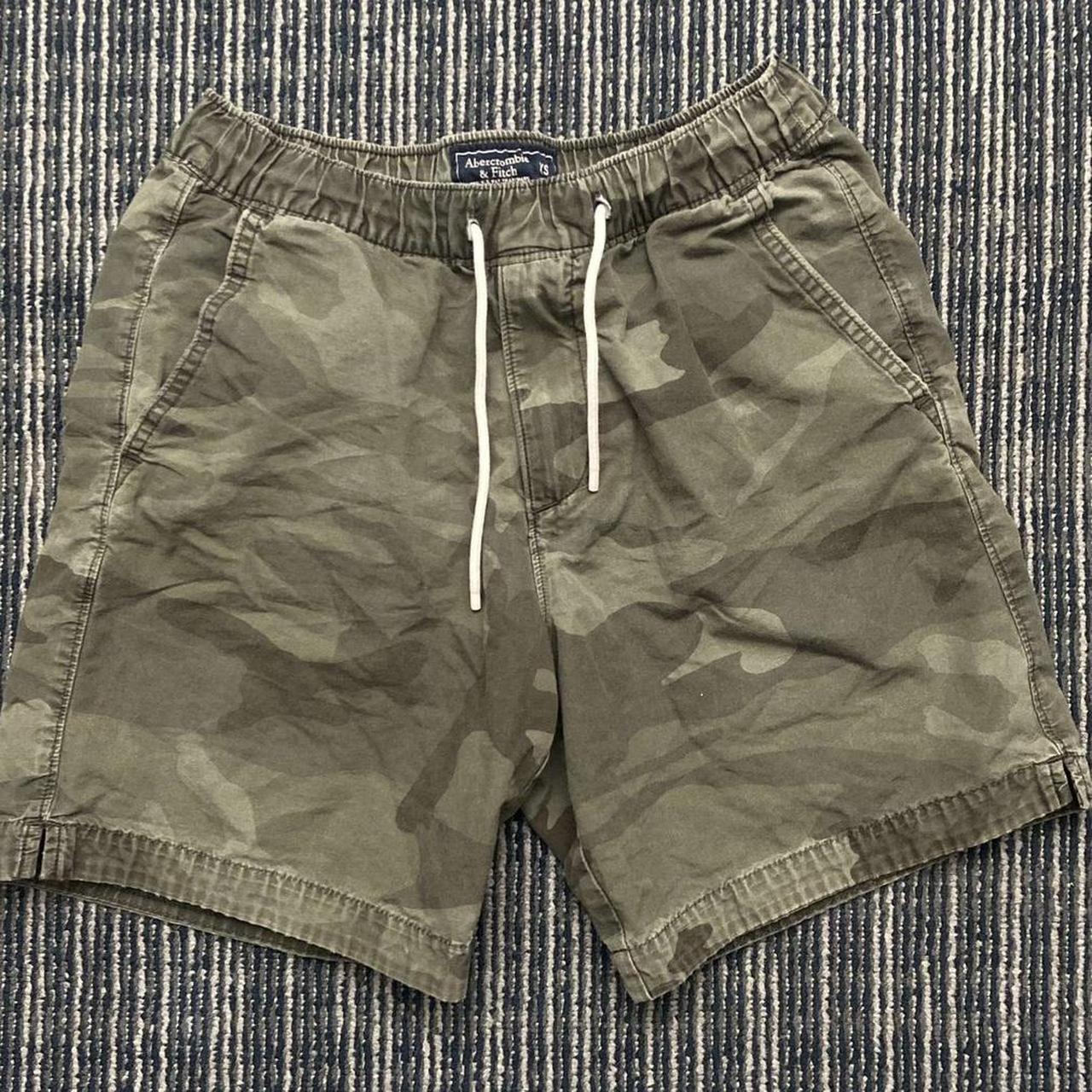 XS Y2K Abercrombie Fitch Light Earth Tonal Short Depop