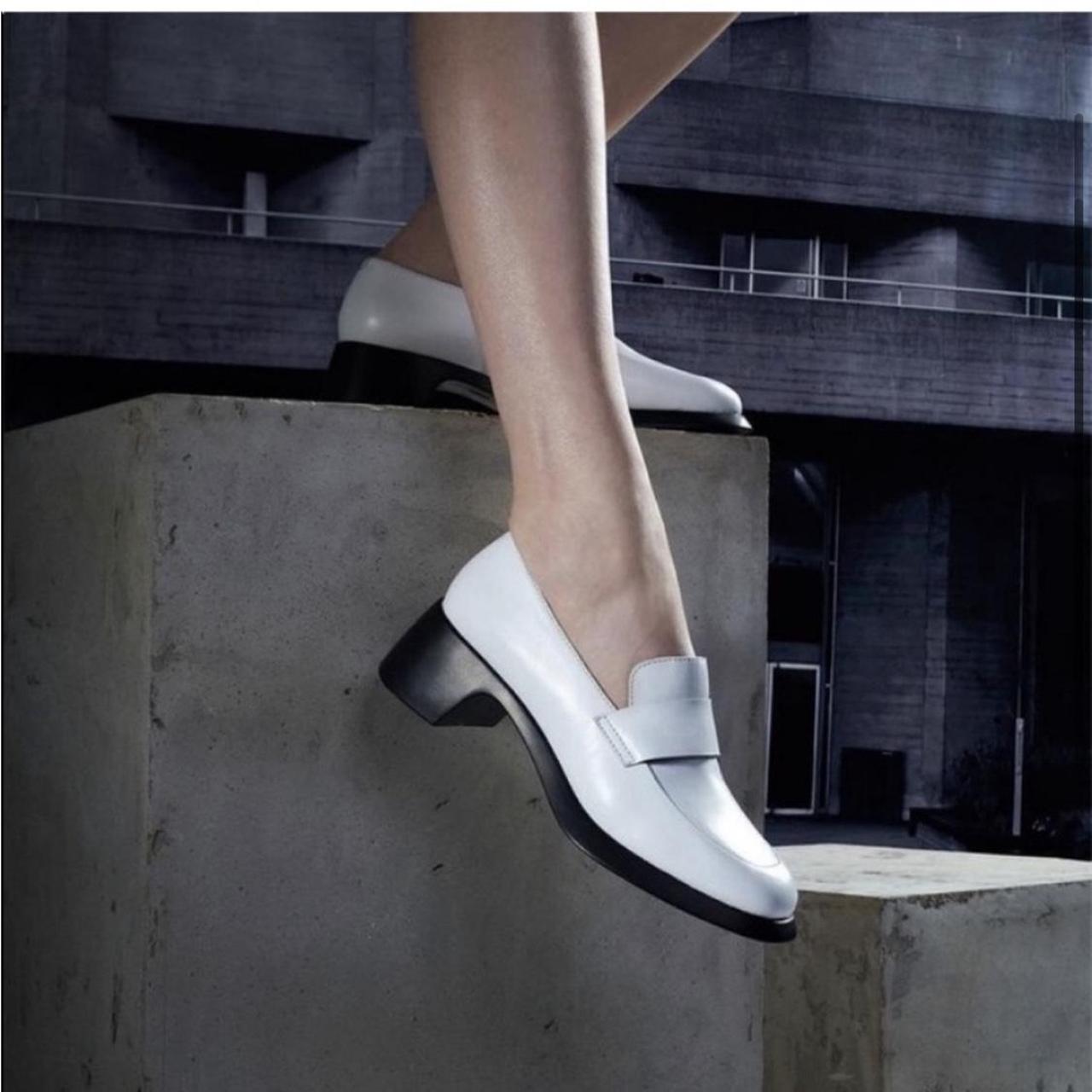 camper trisha heeled loafer