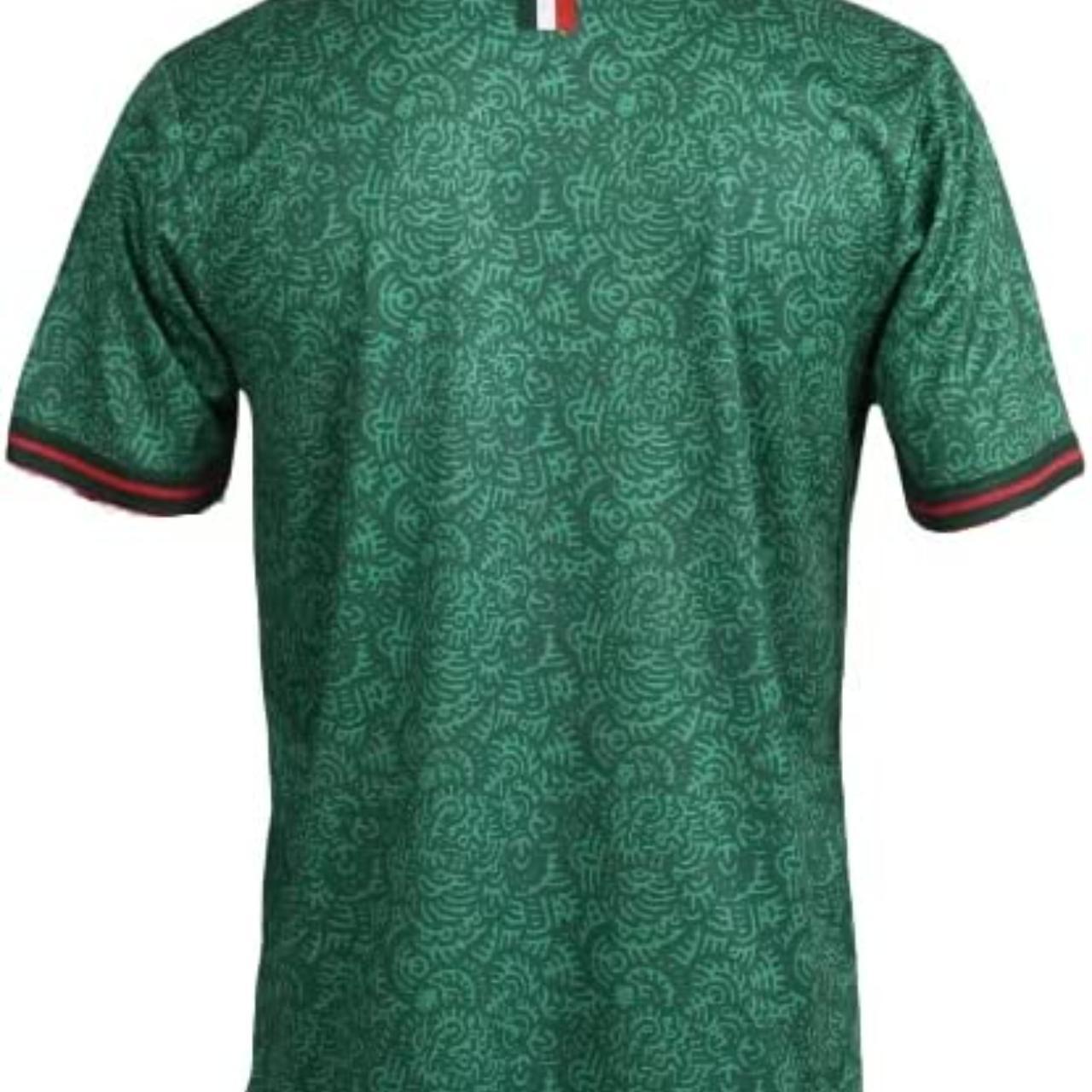 Mexico Men's Green Soccer Jersey Brand... - Depop