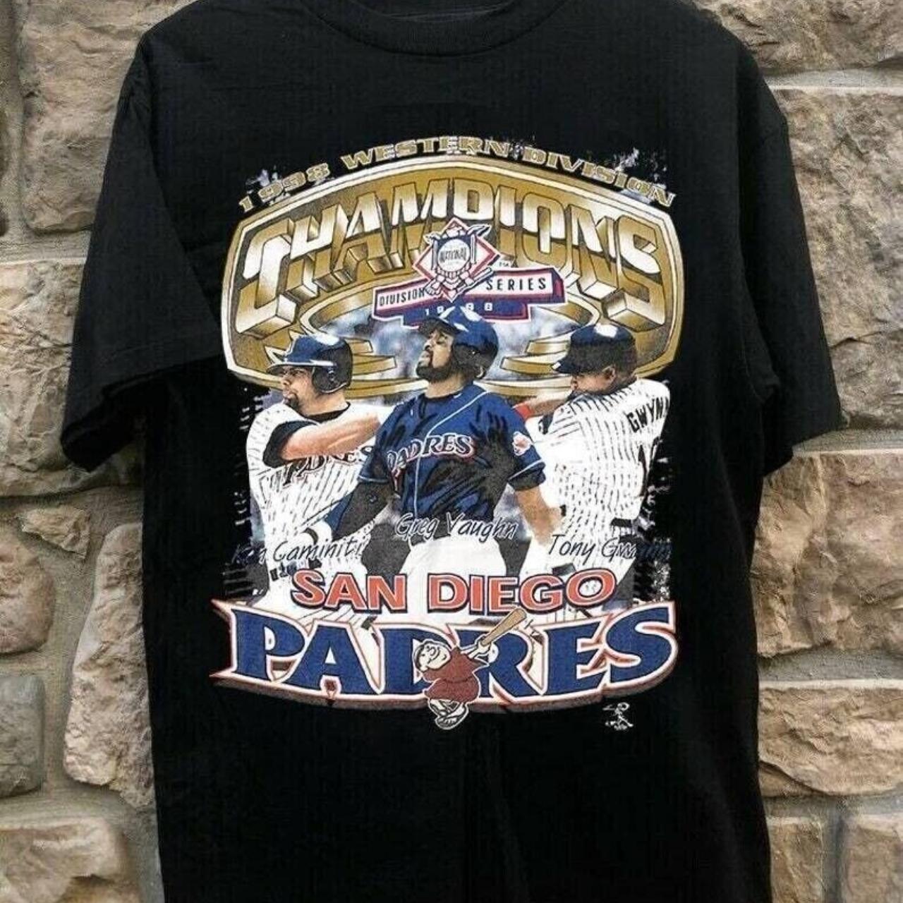 Vintage San Diego Padres First Ever World Series - Depop