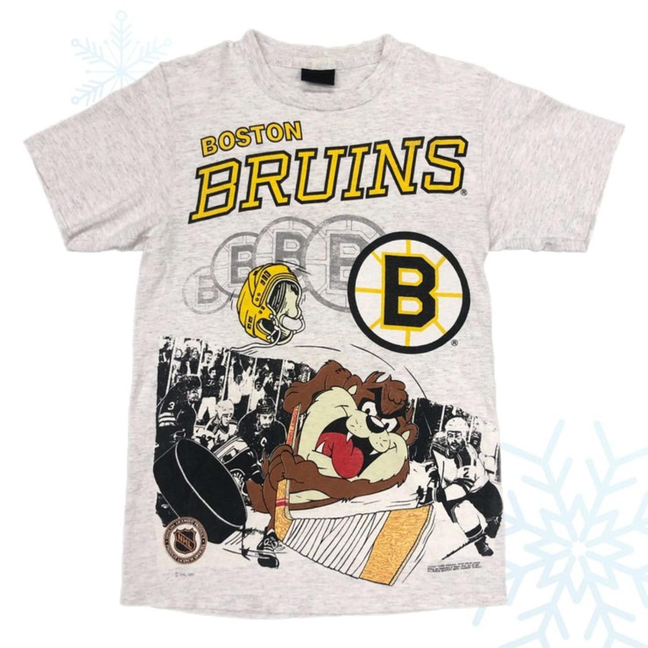 Vintage 90s BOSTON BRUINS NHL Salem Sportswear T-Shirt L – XL3