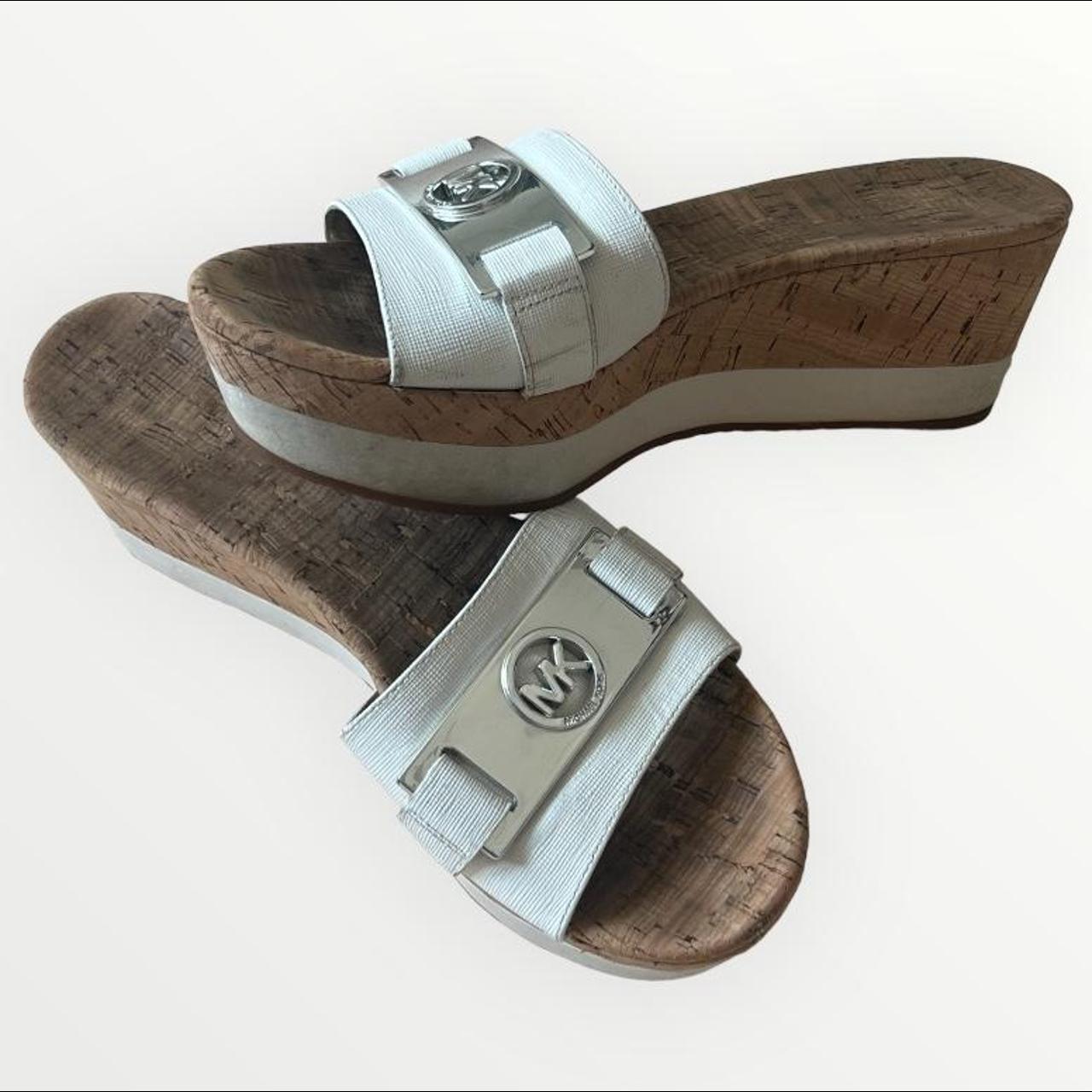 michael kors white platform sneakers