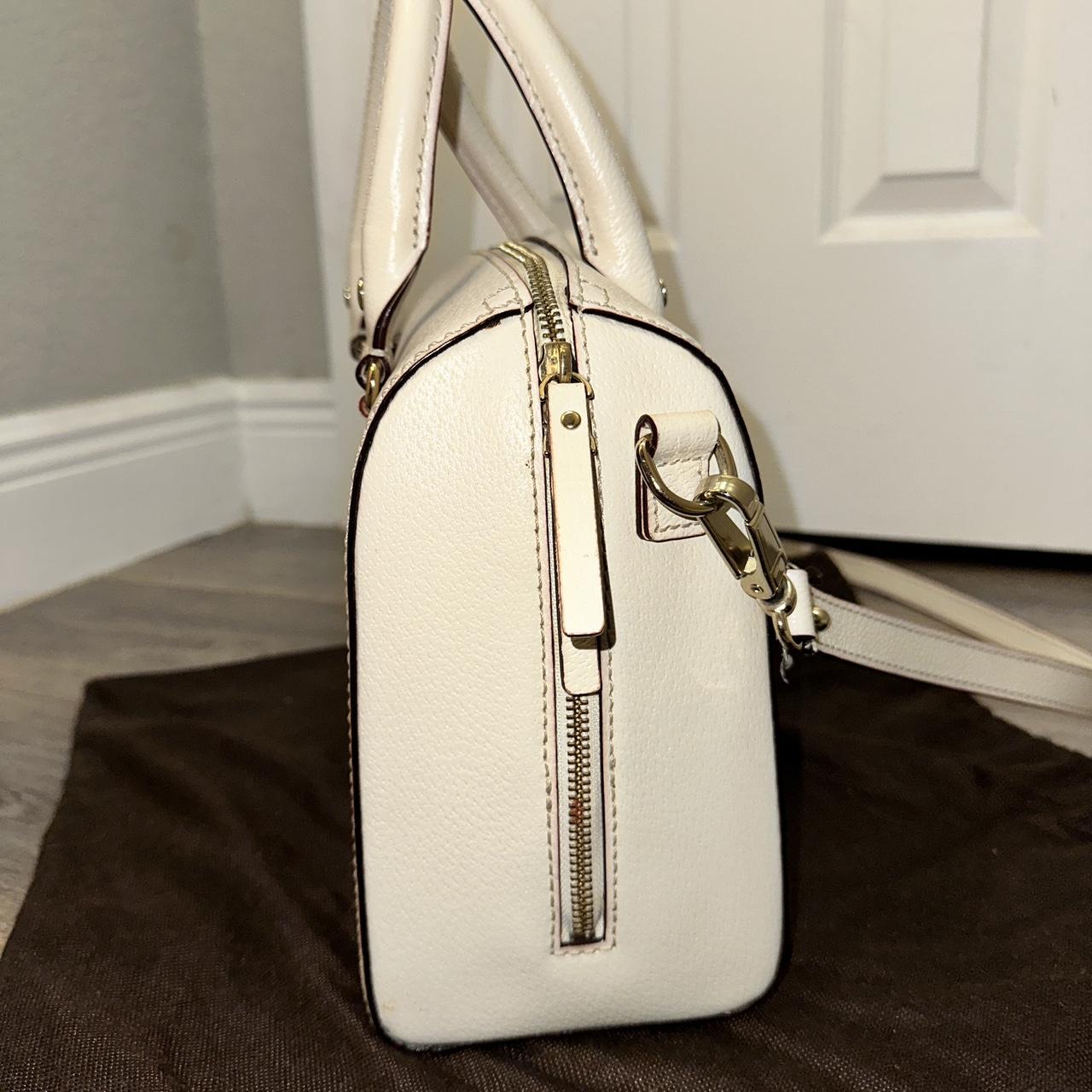 Kate Spade Black and Cream - Pebbled Leather Tote Handbag | eBay