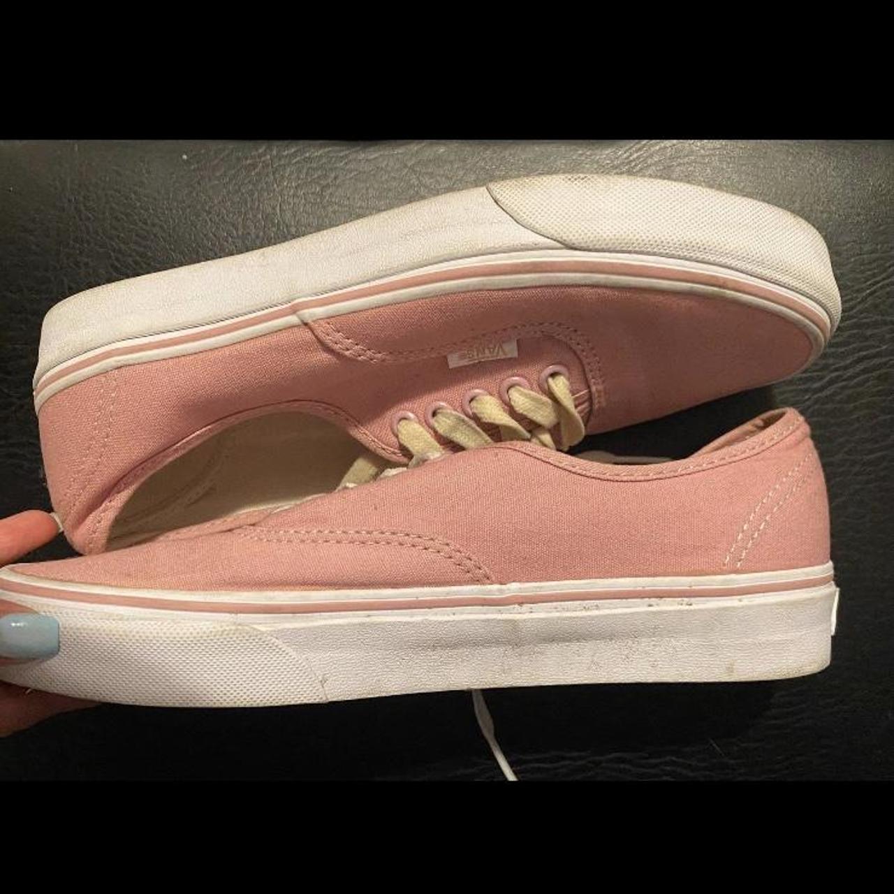 Vans on sale peach pink