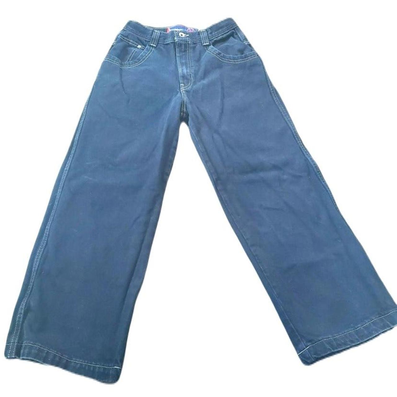 Vintage Black Big Pocket Baggy Dragon JNCO Jeans Sz... - Depop