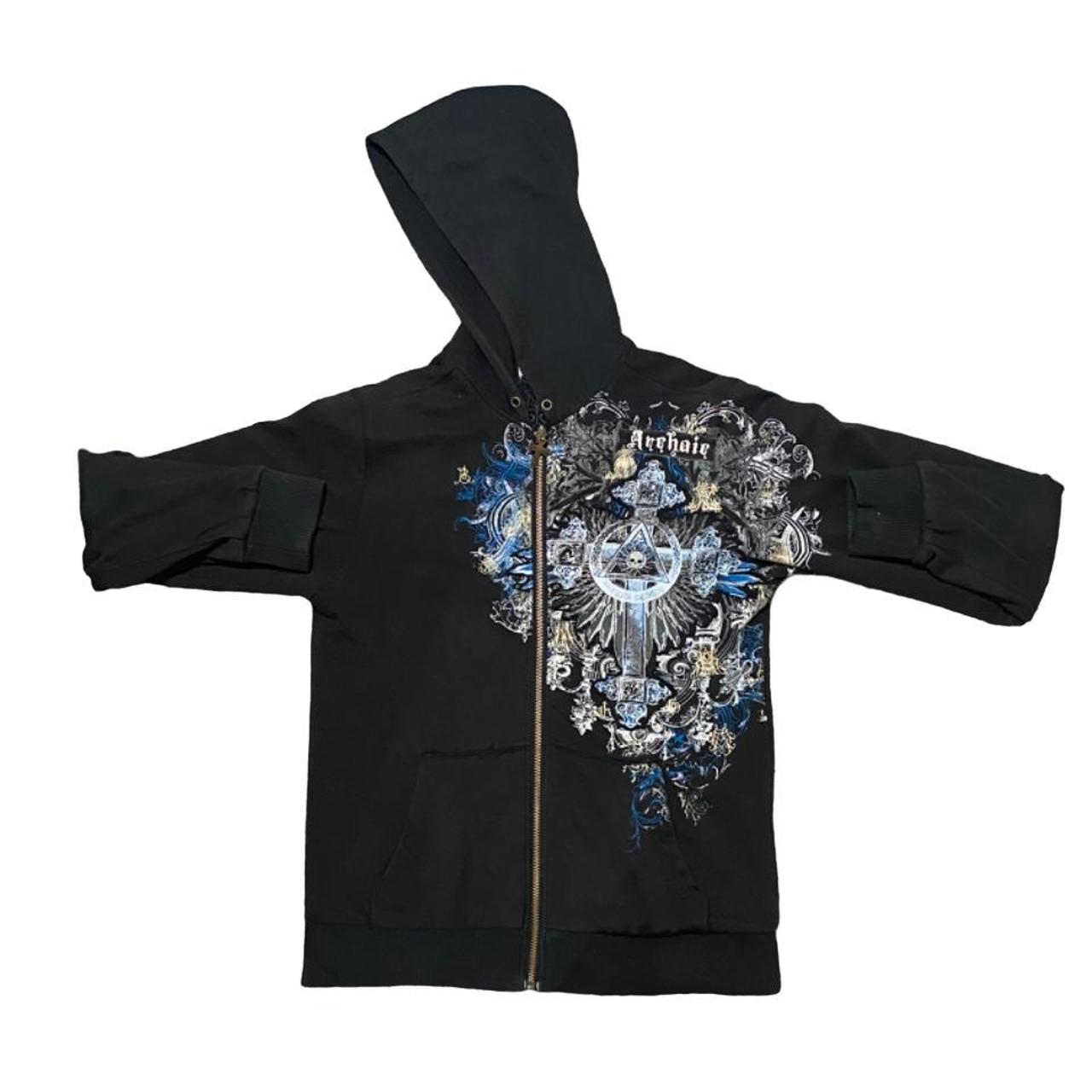 Affliction Men's Hoodie | Depop