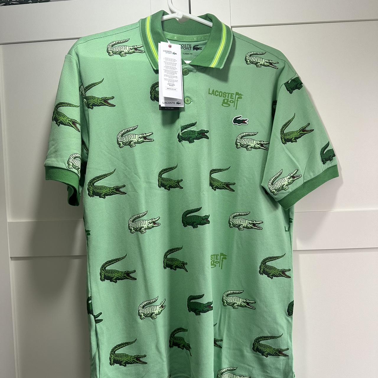 Crocodile Print Lacoste Live Polo With Large Crocodile Lacoste Crocodile  Logo Alligator Polo Shirt Brand Polo, image size:1280x1280