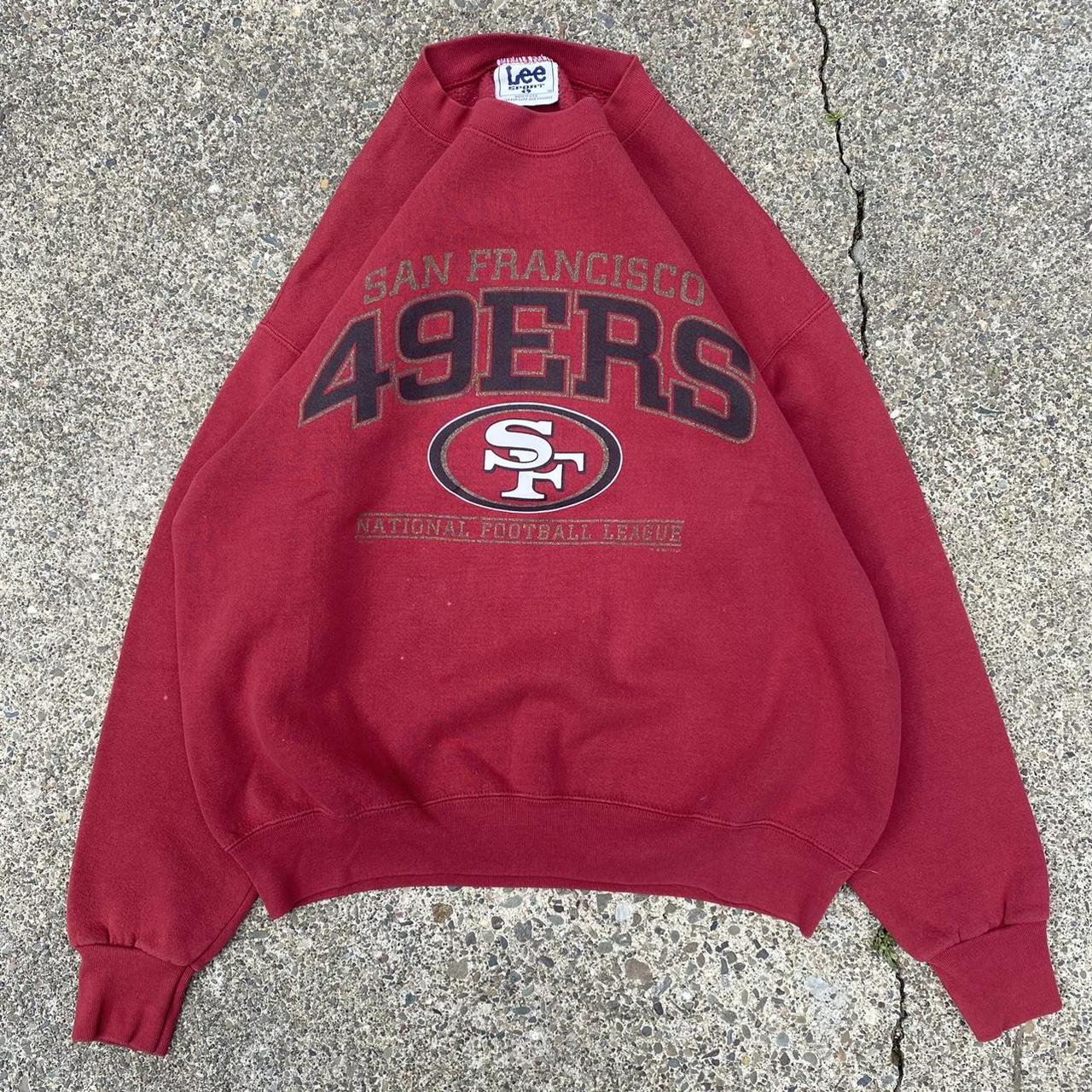 Vintage San Francisco 49ers 7 Logo Crewneck Sweatshirt