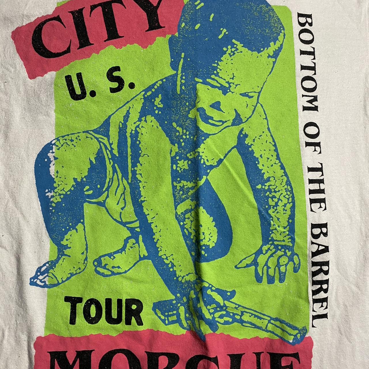 City morgue shirt U.S. tour bottom of the barrel... - Depop