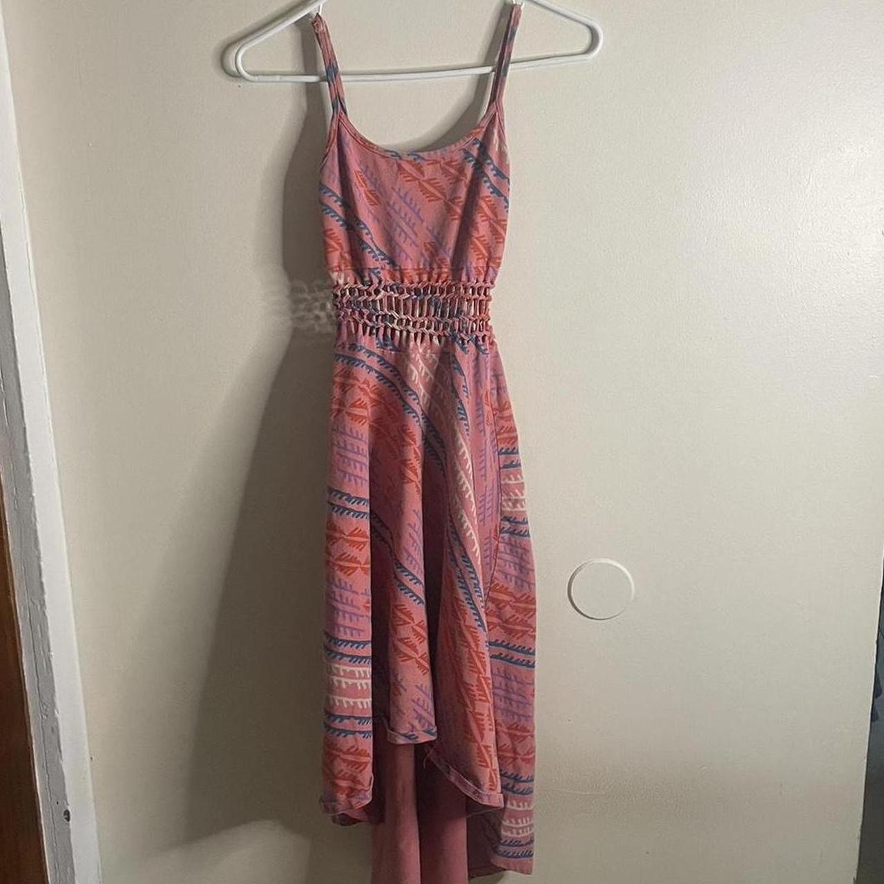 pink high low American rag sundress size S true to