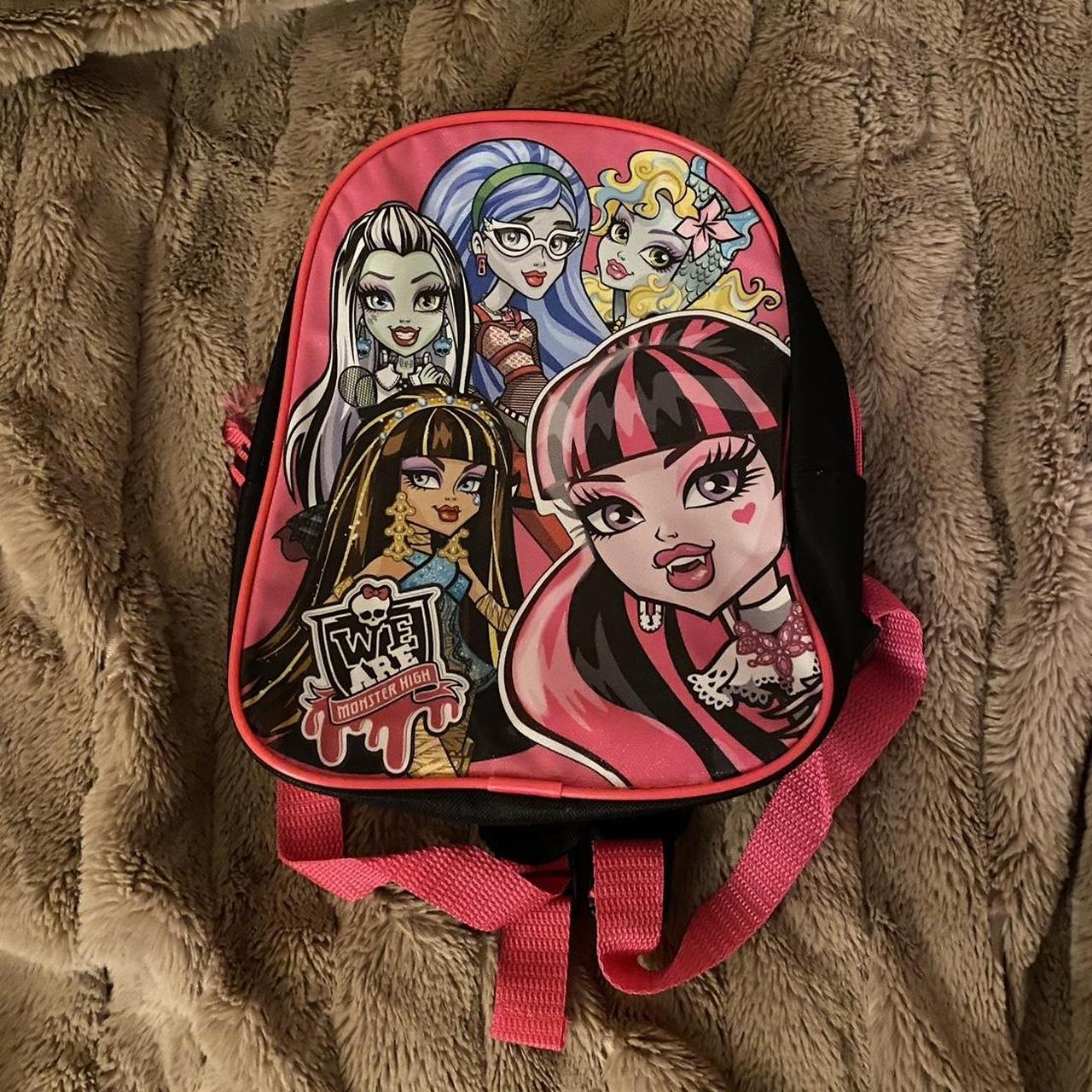 Buy Nwt Monster High Bag Purse Hot Pink Black Glitter Draculaura Frankie  Clawdeen Online at Low Prices in India - Amazon.in