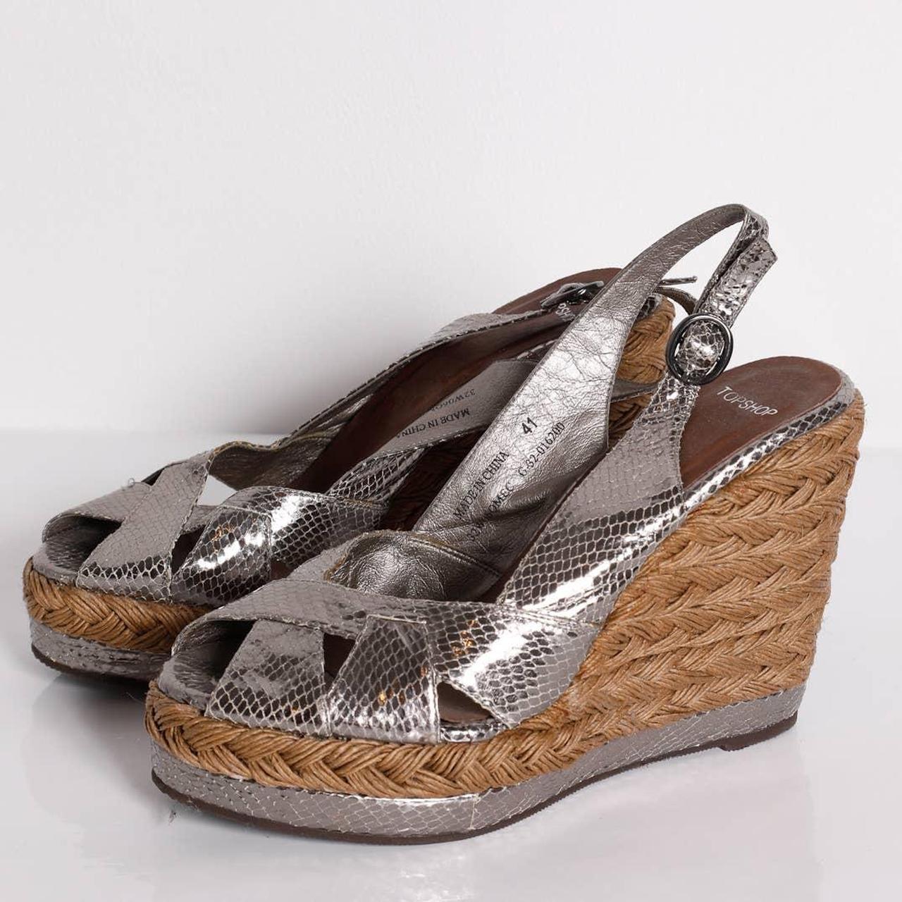 Snakeskin hot sale platform sandals