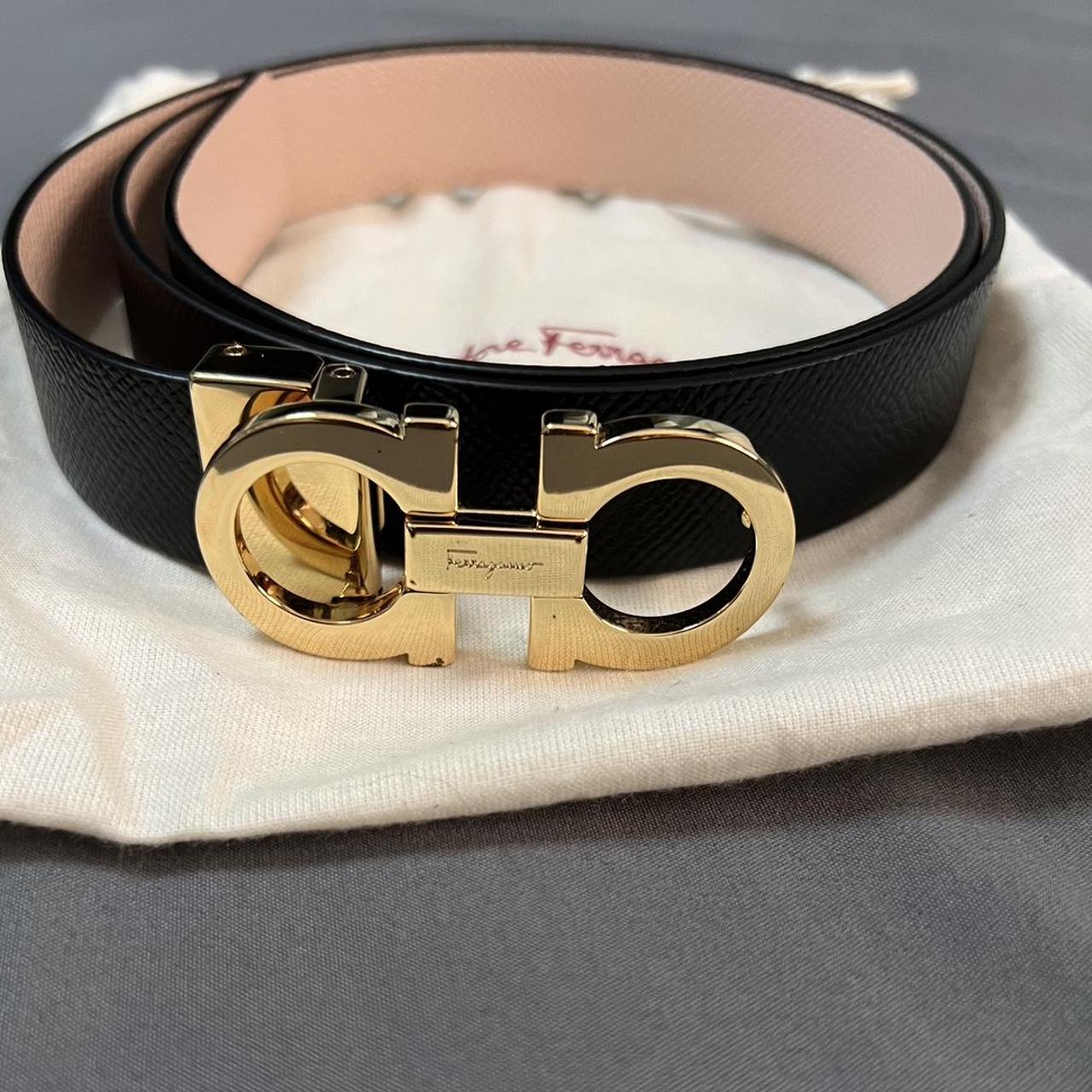 Ferragamo shop belt pink