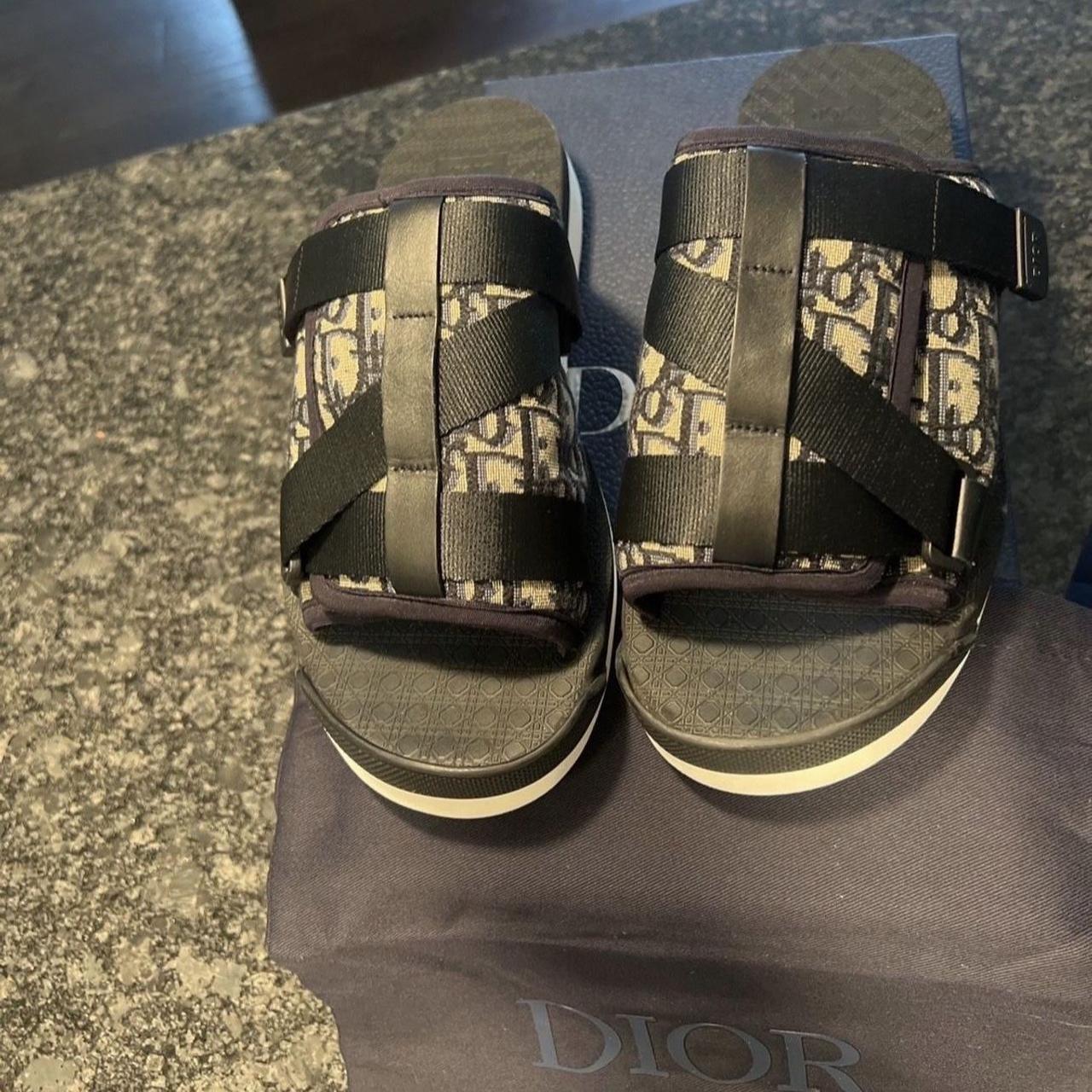 dior alpha sandals size 45 have Saks receipt - Depop