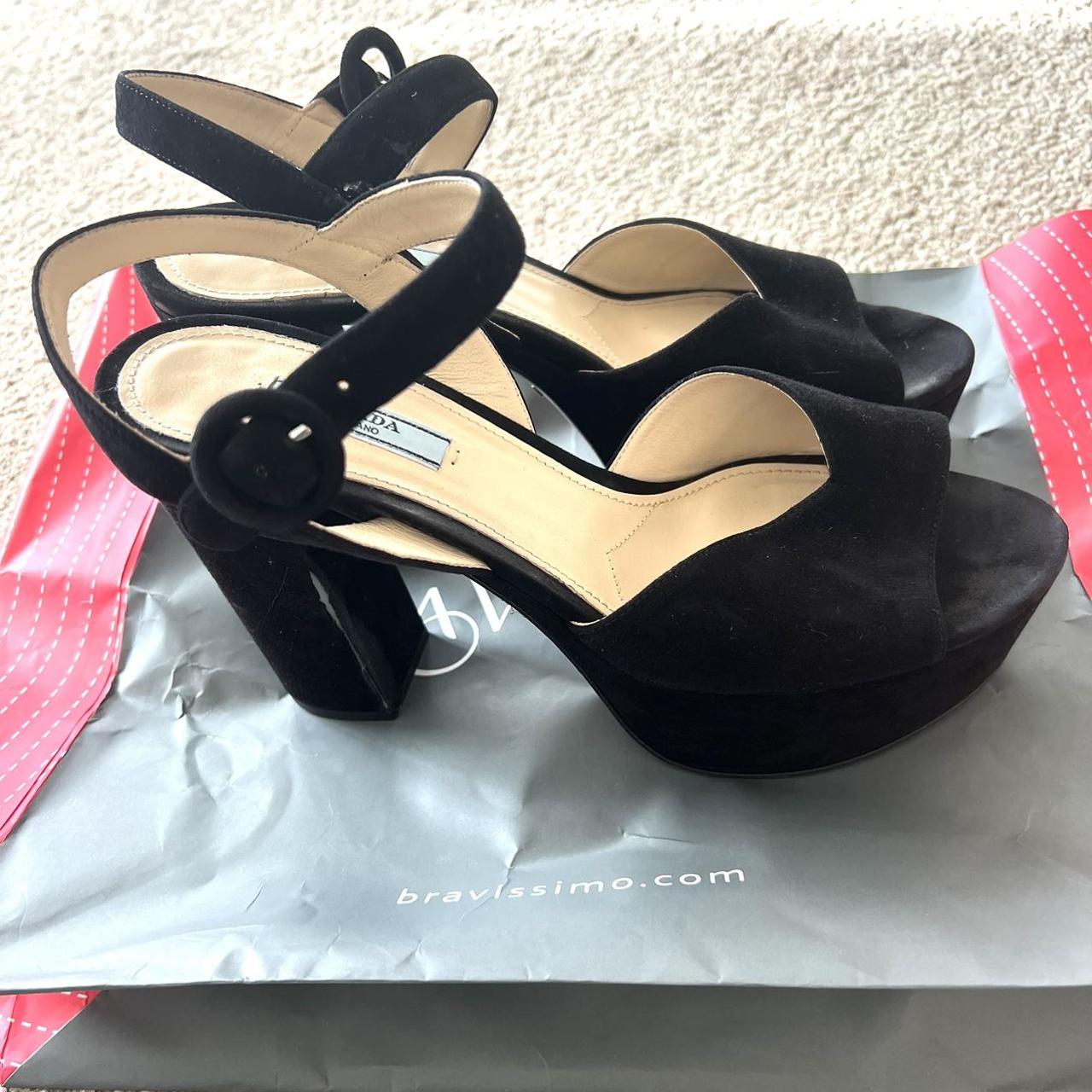 Prada Strappy Platform Sandals Size Uk 5 Hi and... - Depop