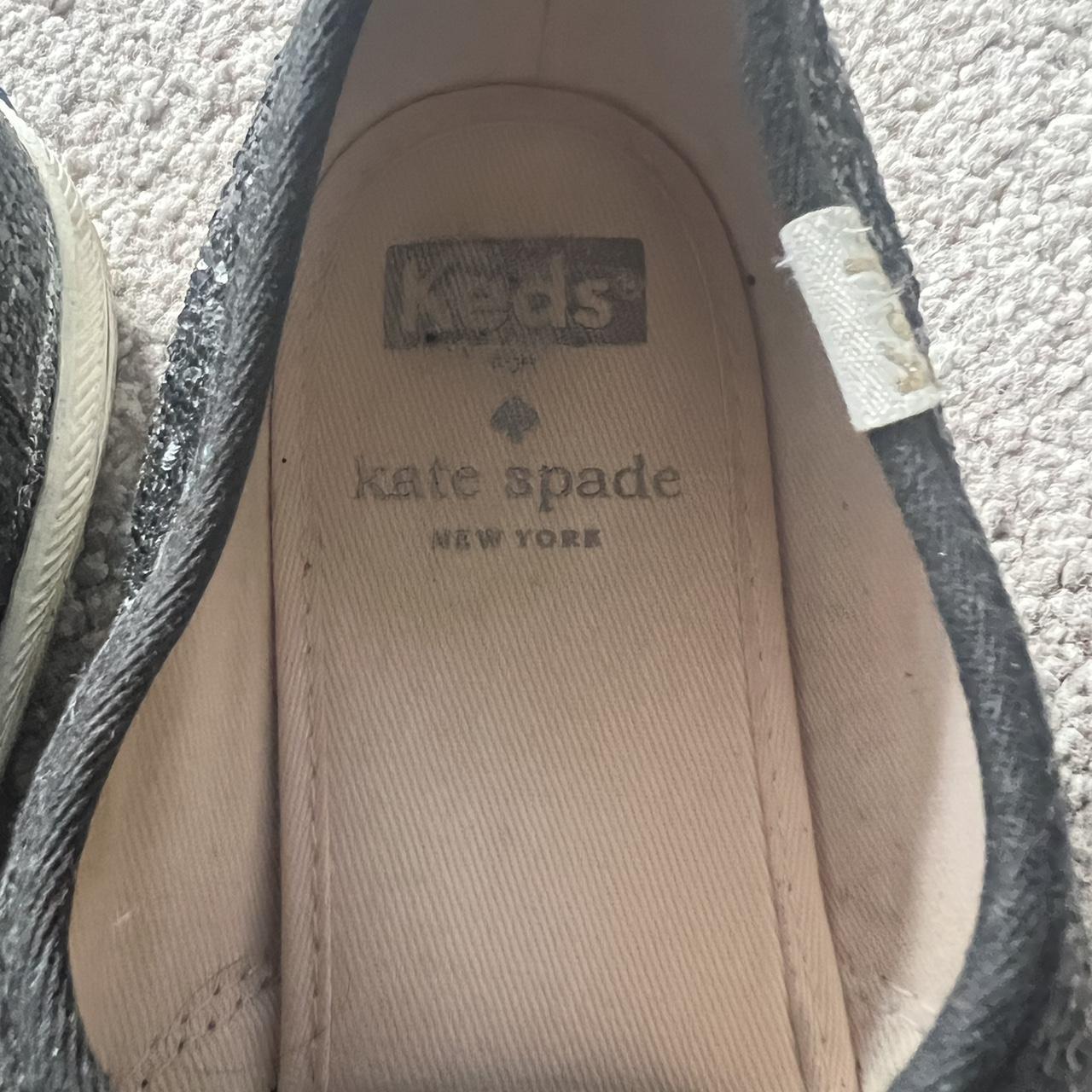 Kate Spade Glitter Keds Trainers Size Uk 4.5 Hi and... Depop