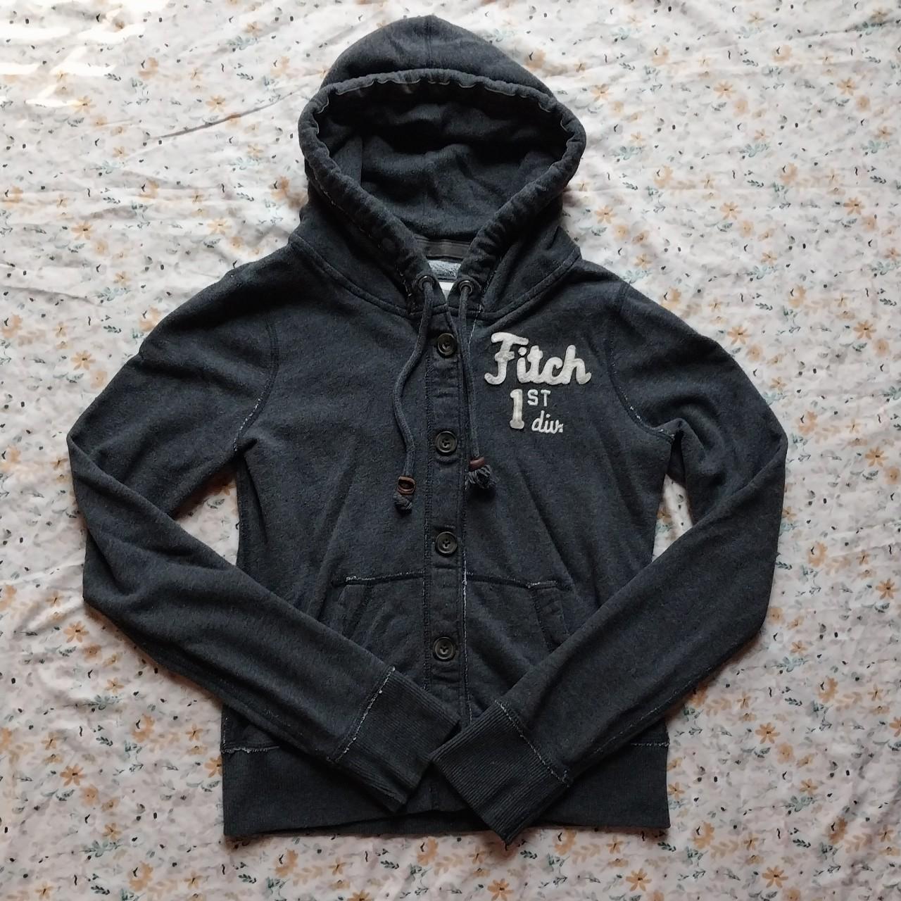 Dark grey Abercrombie & Fitch sweater. No... - Depop