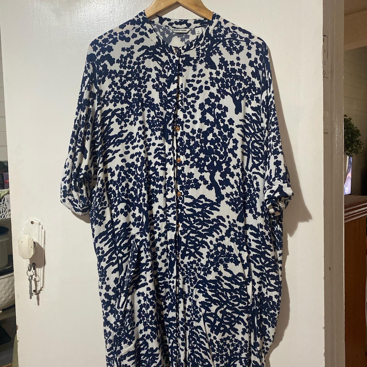 Country road shirt dress , in good condition, minor... - Depop