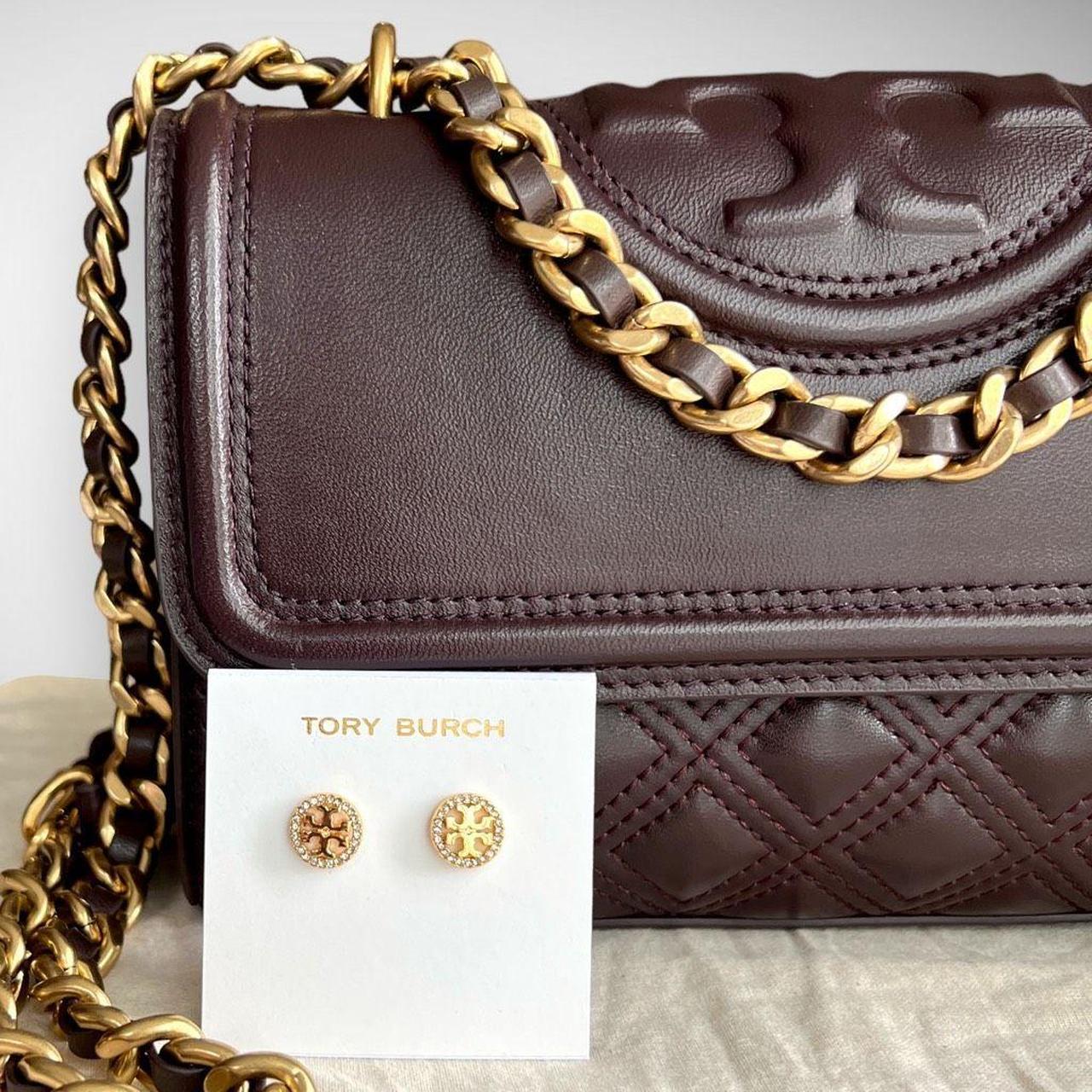 Tory Burch Fleming Convertible Quilted Shoulder Bag - Depop