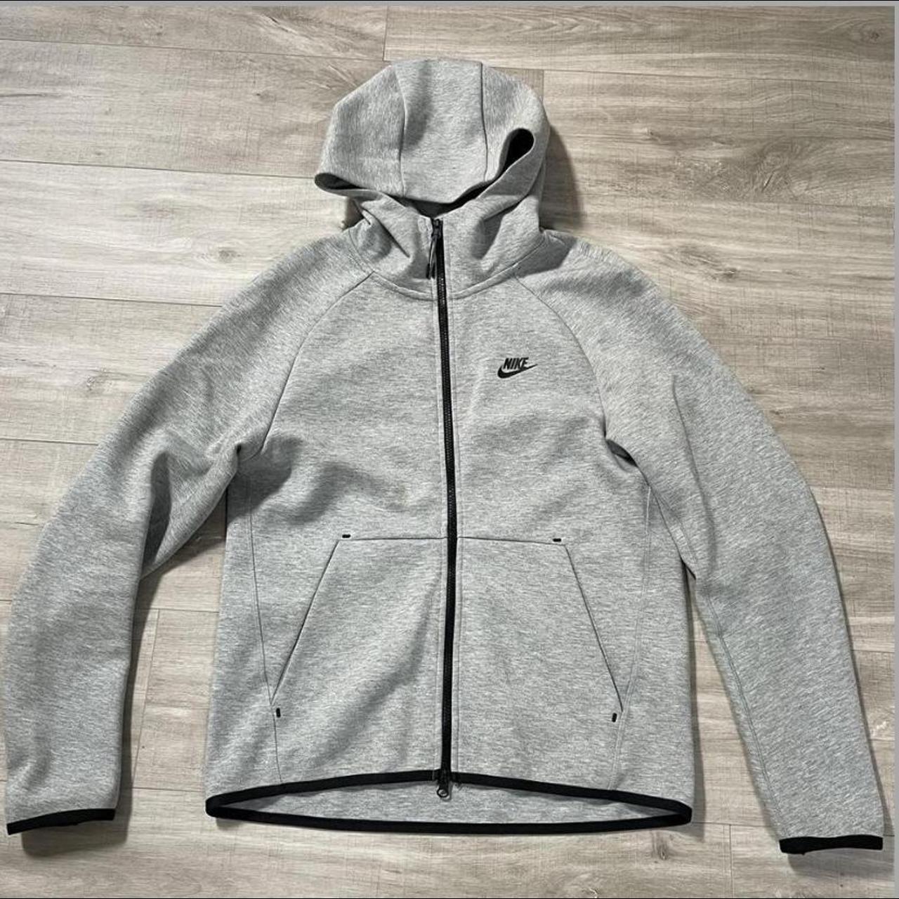 Old season Nike tech fleece grey hoodie Men size... - Depop