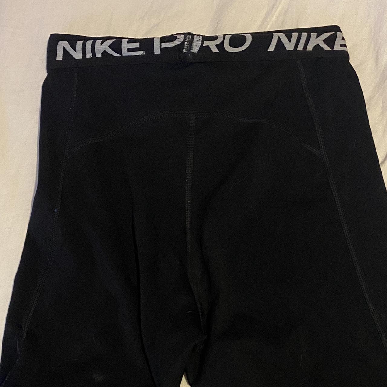 black nike pro shorts