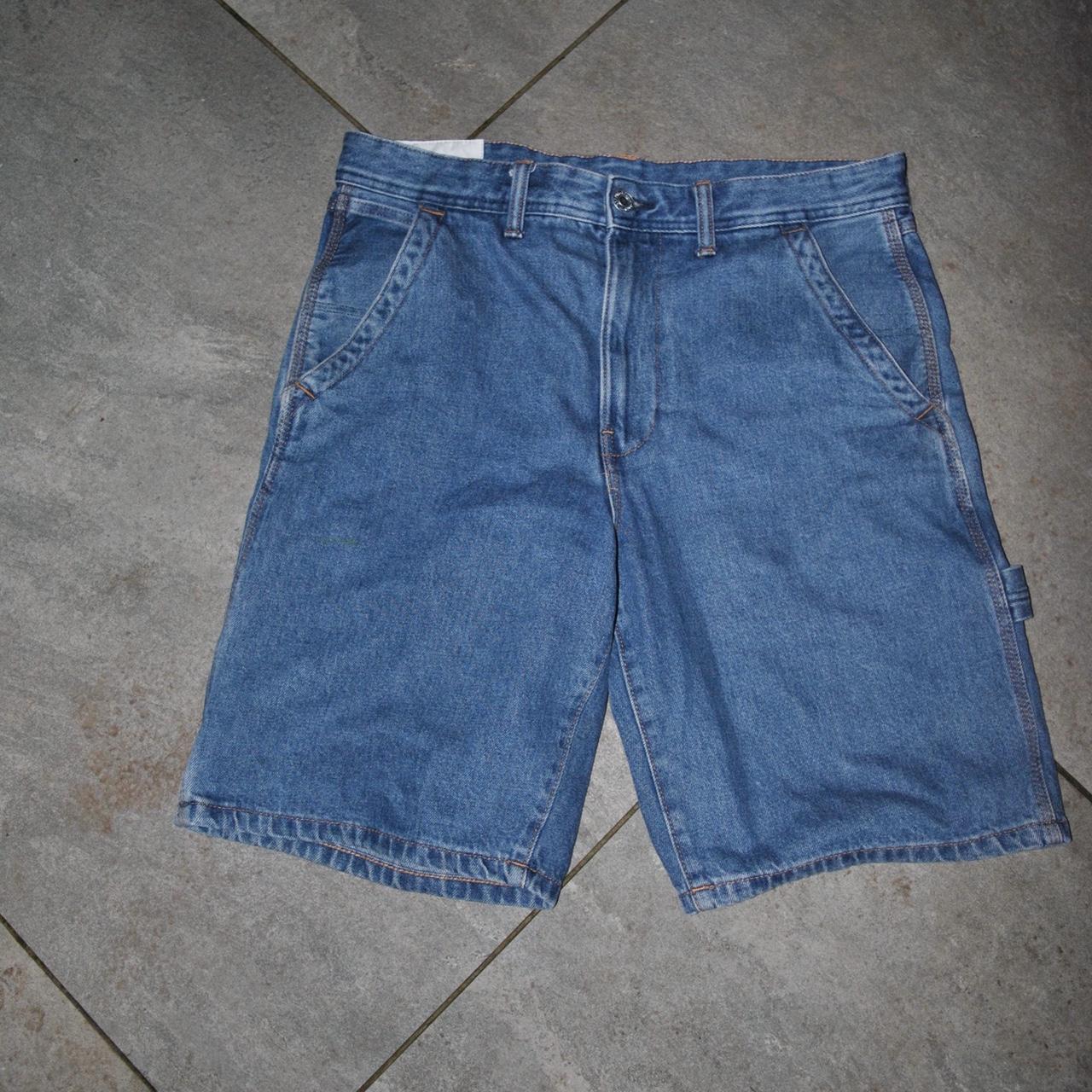 h and m jorts sick piece size 34 waist nice baggy... - Depop