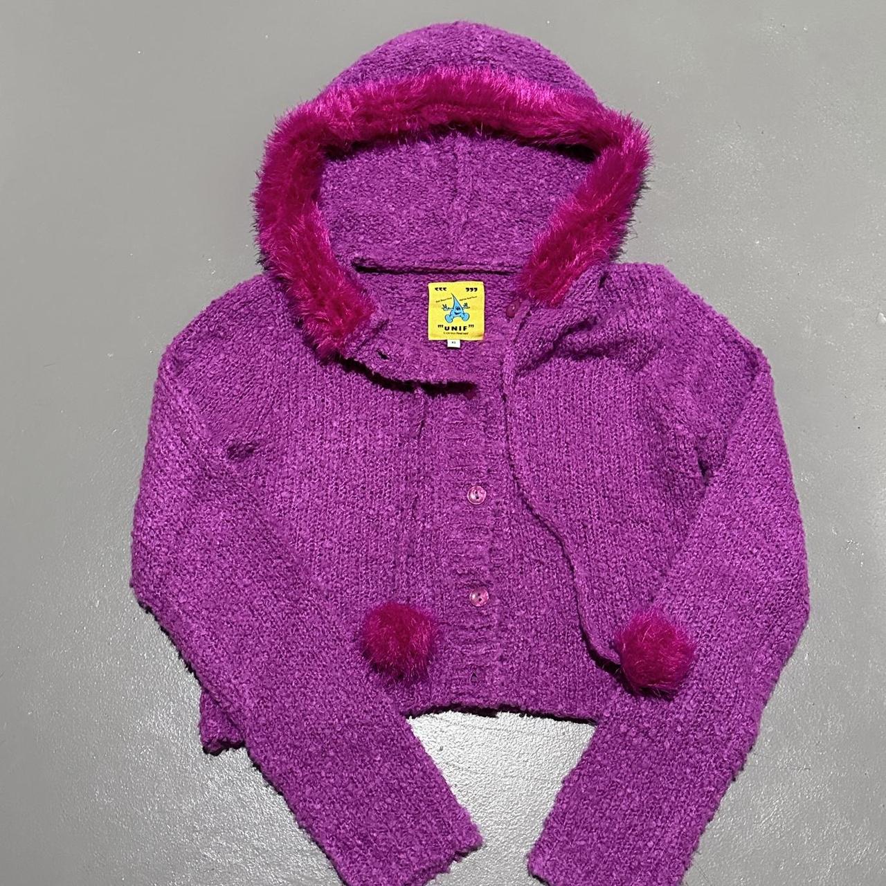 Purple unif fuku cardigan! size hot small