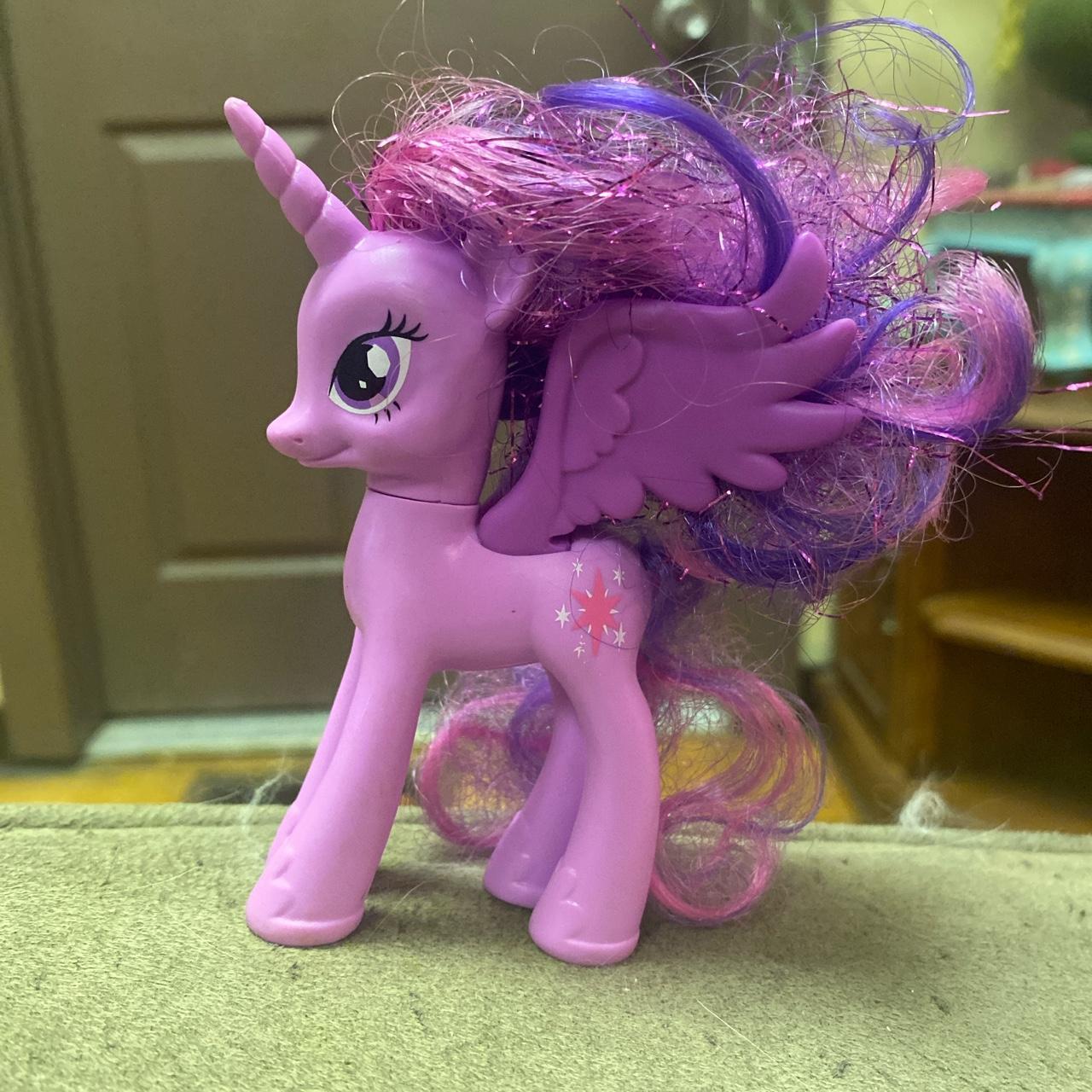 My Little Pony G4 Twilight Sparkle Brushable Tinsel... - Depop