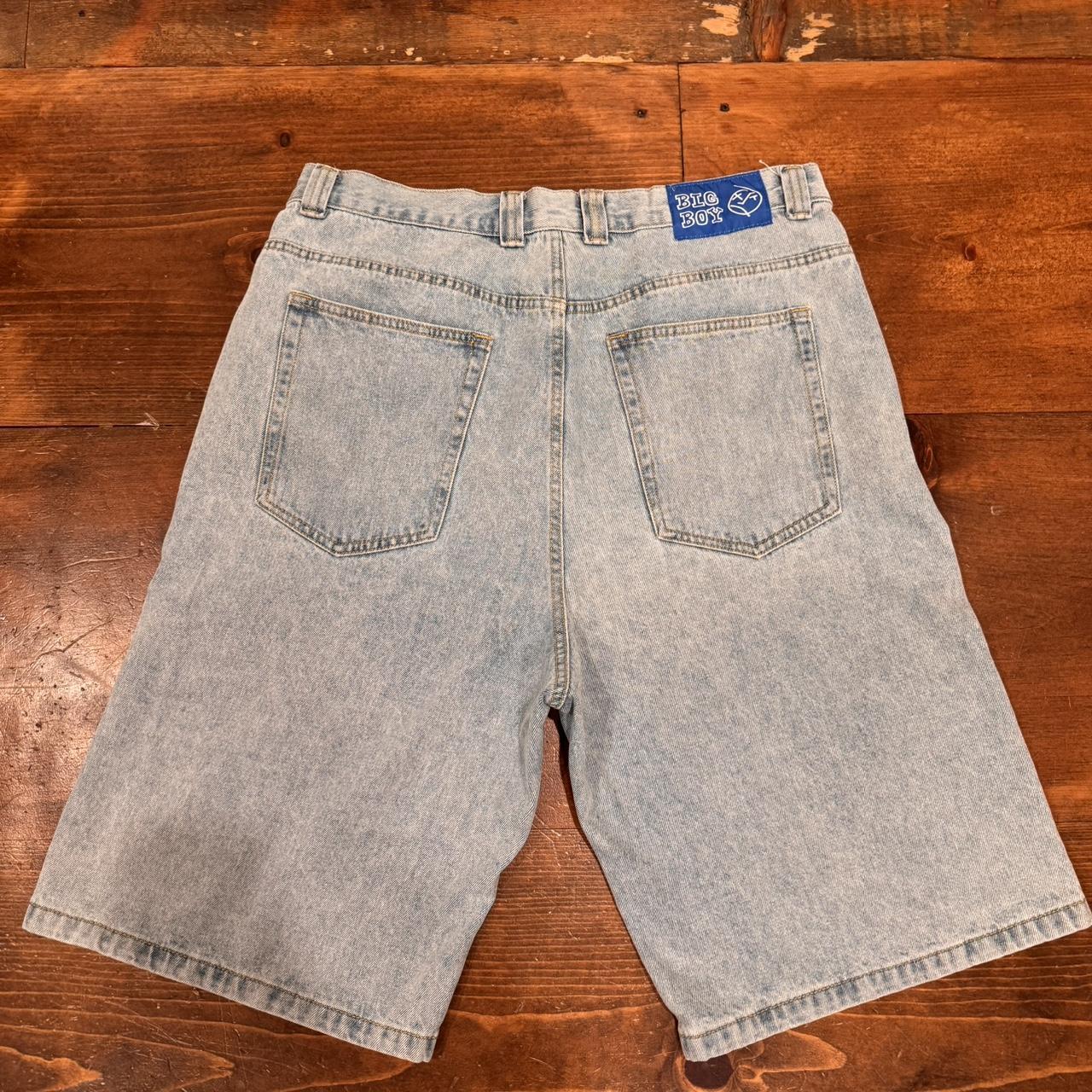 Polar Big Boy jorts Light wash Excellent condition Depop