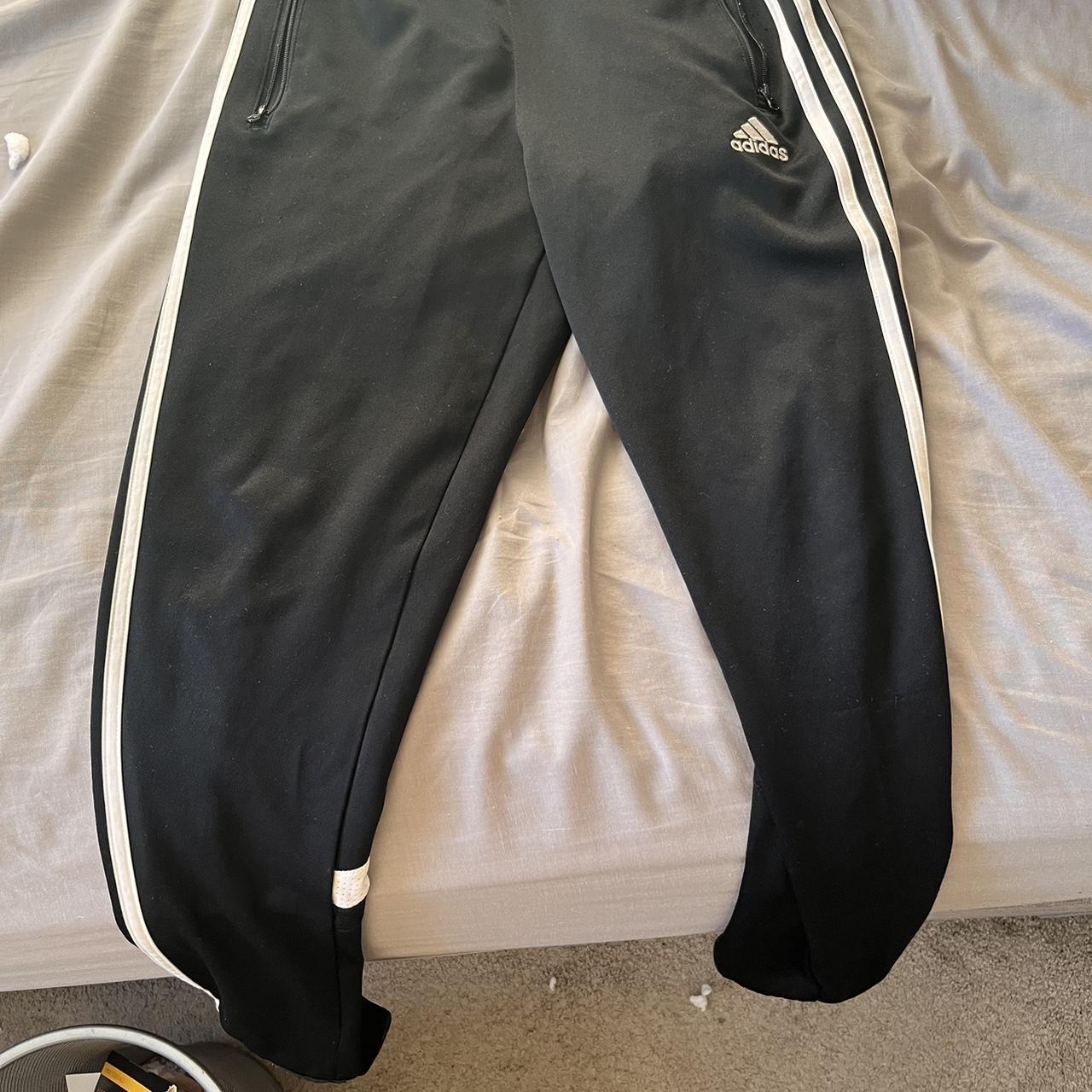 Adidas sports tracksuit bottoms - Depop