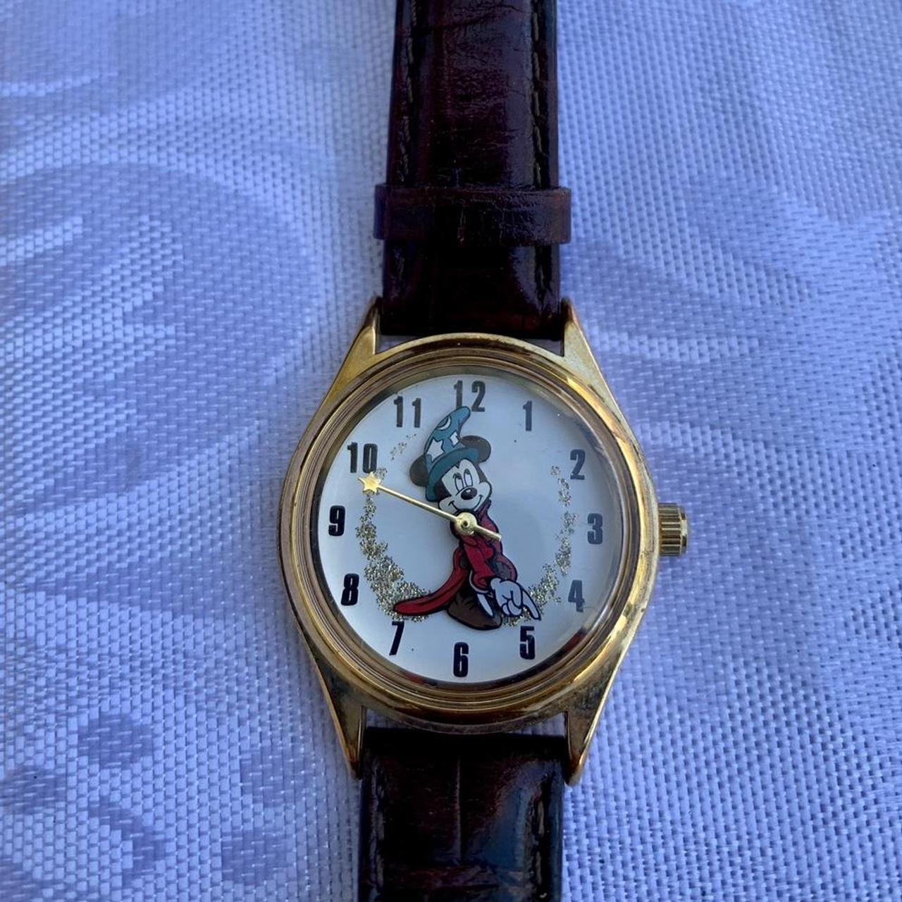 Disney Men's Gold and Brown Watch (2)