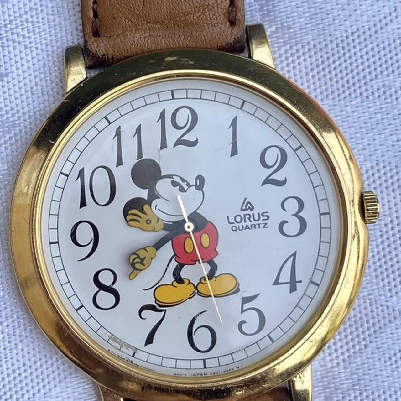 Disney Men's Black and Gold Watch (4)