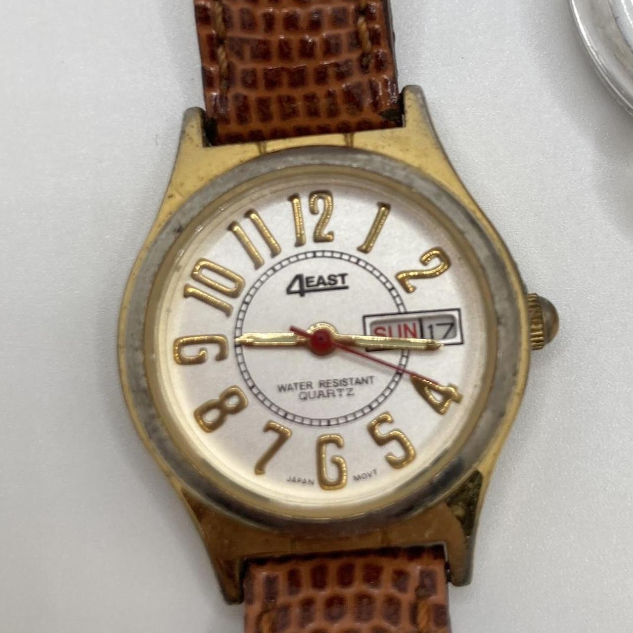 Armitron Women's Blue and Gold Watch (3)