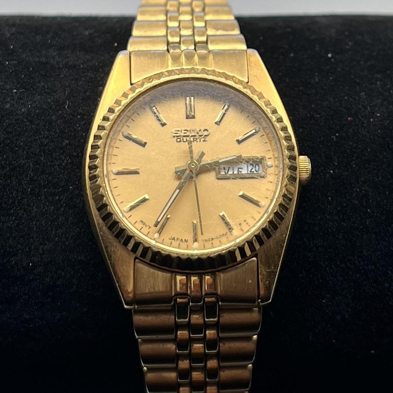 Seiko Women's Gold Watch | Depop