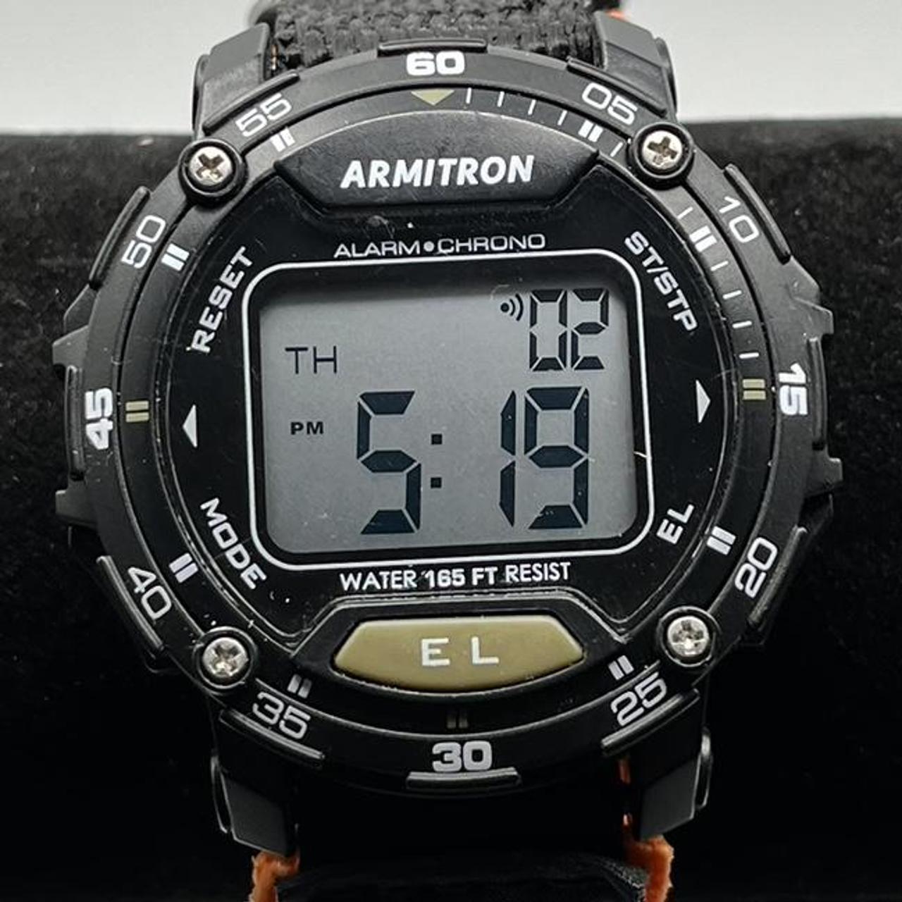 Armitron sports watch. This men s piece is fully Depop