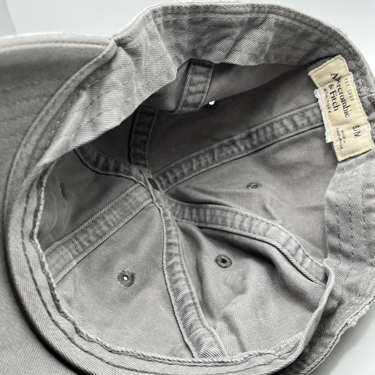 Vintage Abercrombie & Fitch Hat. This grey & blue... - Depop