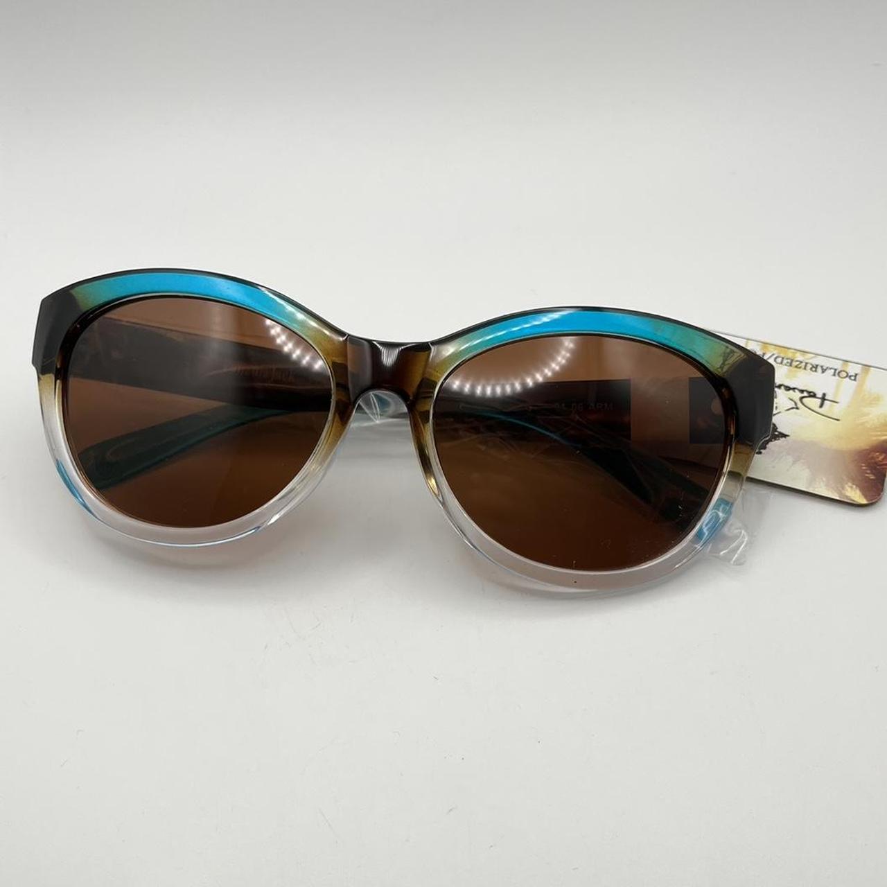 Panama Jack Women S Blue And Brown Sunglasses Depop