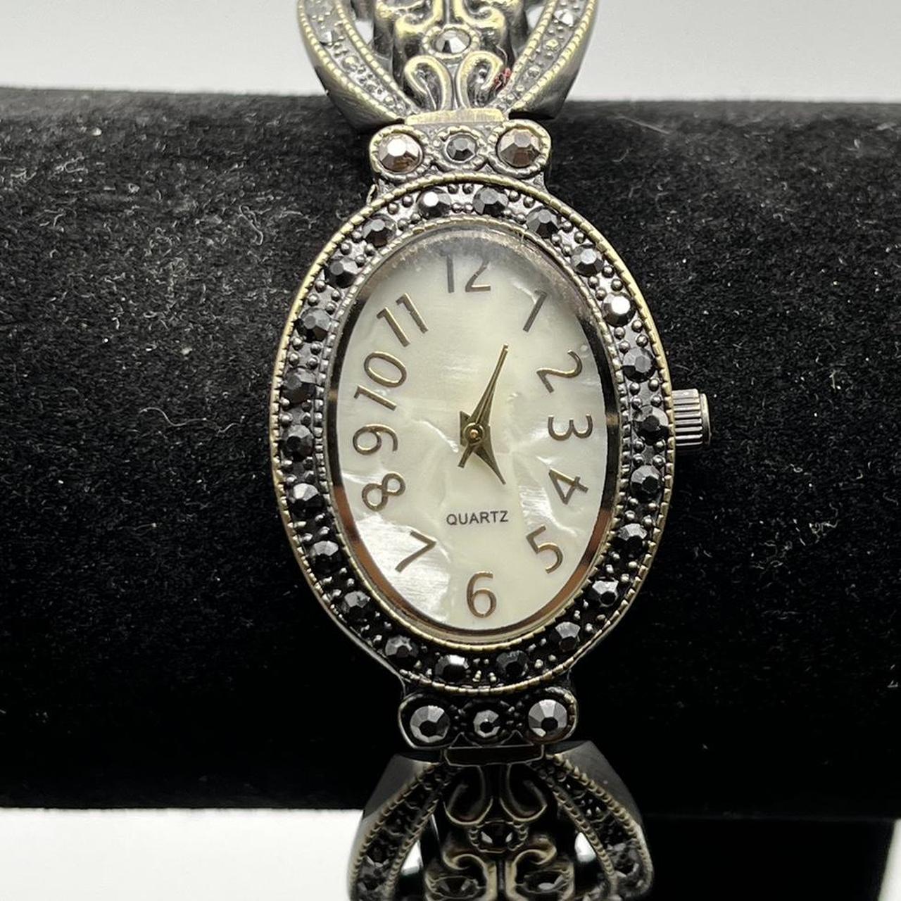 Sterling silver cuff discount watch