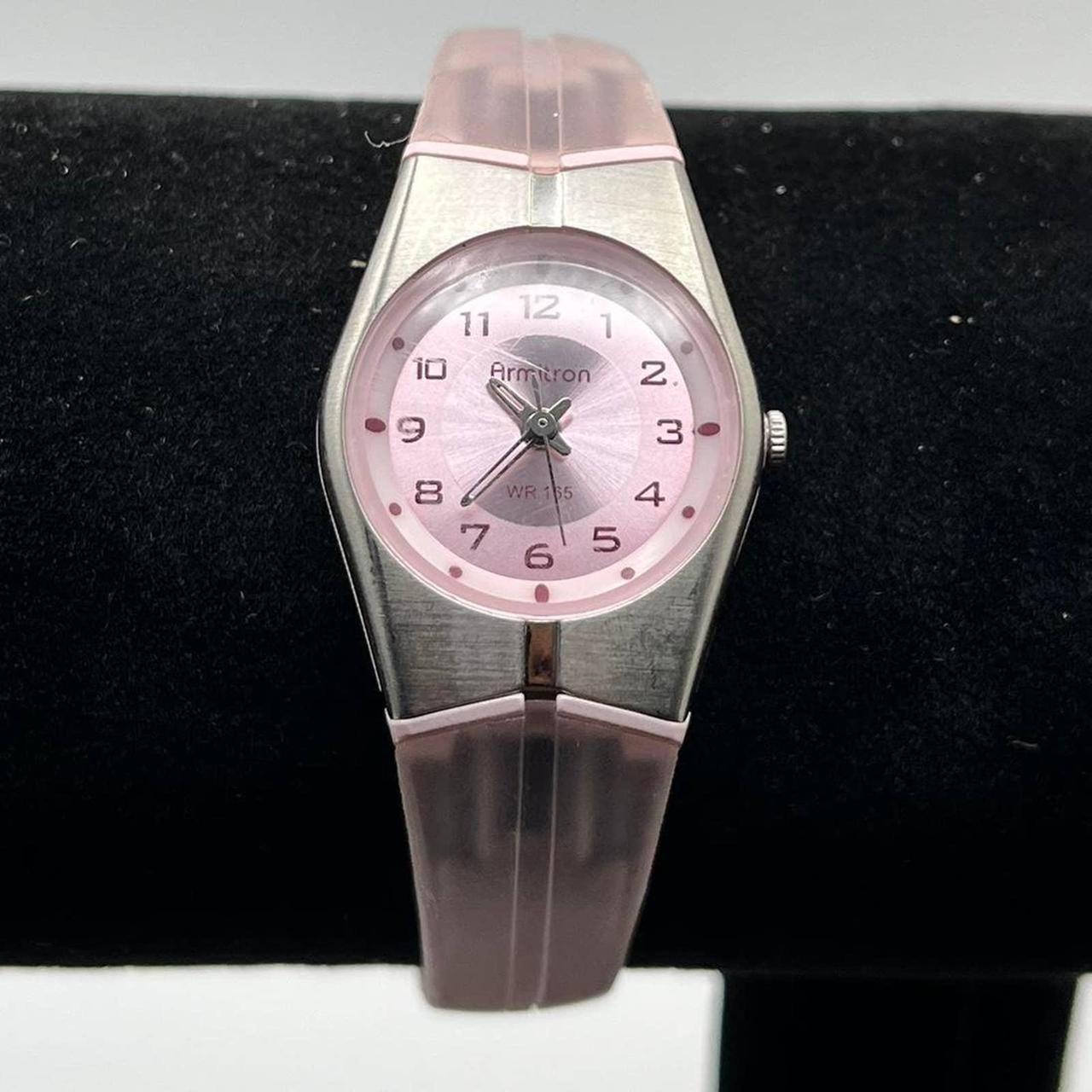 Pink Armitron watch. This piece is fully functional Depop