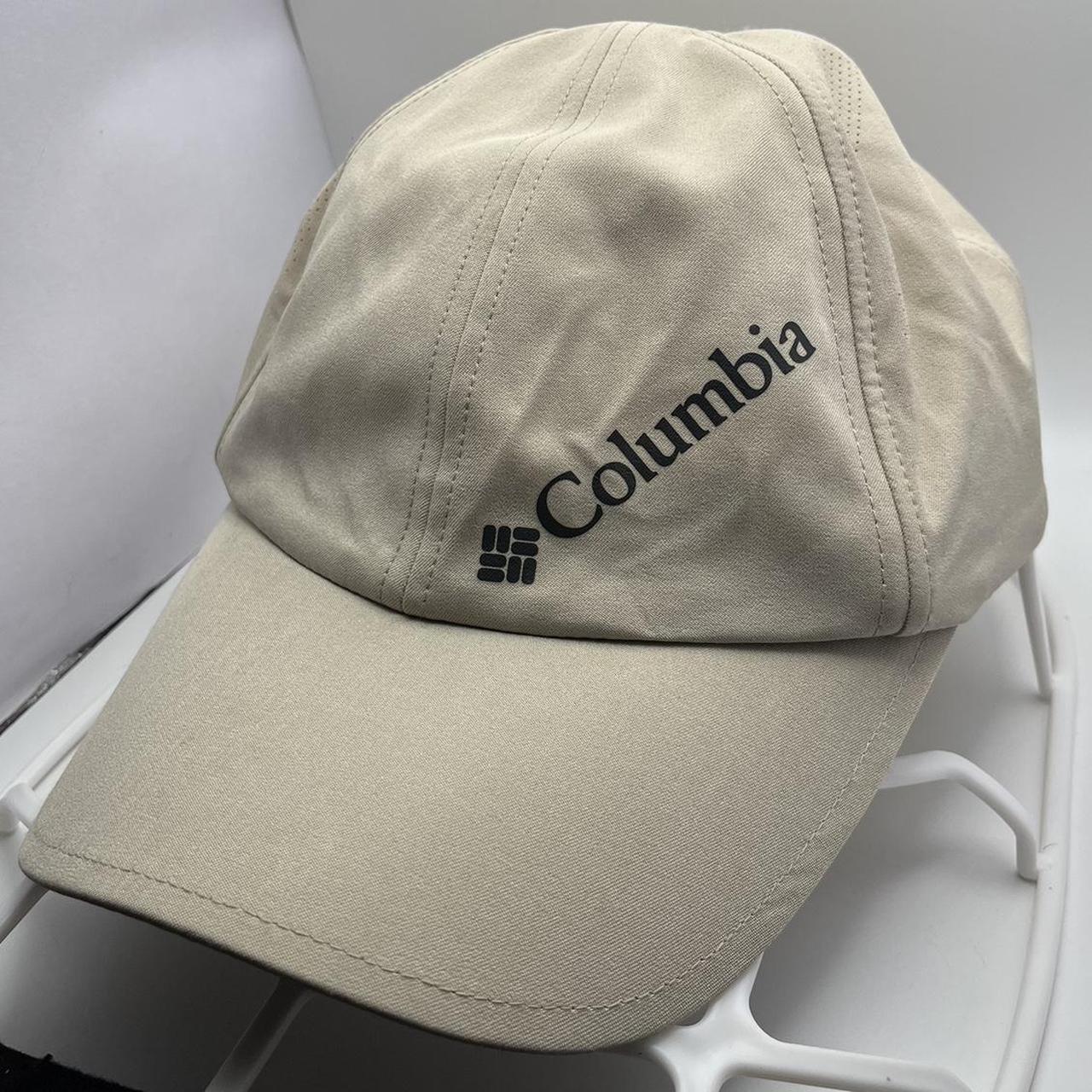 Women's Columbia Cap. This tan hat is adjustable - Depop