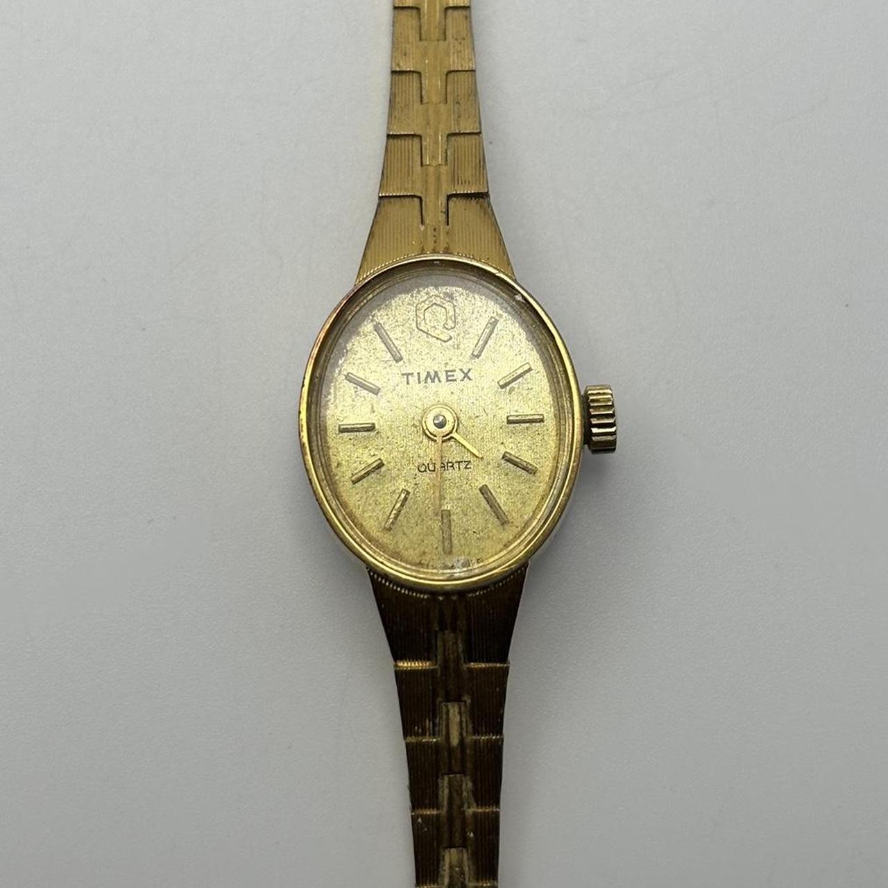 Vintage Gold Timex Watch Fully Functional With Depop 7123