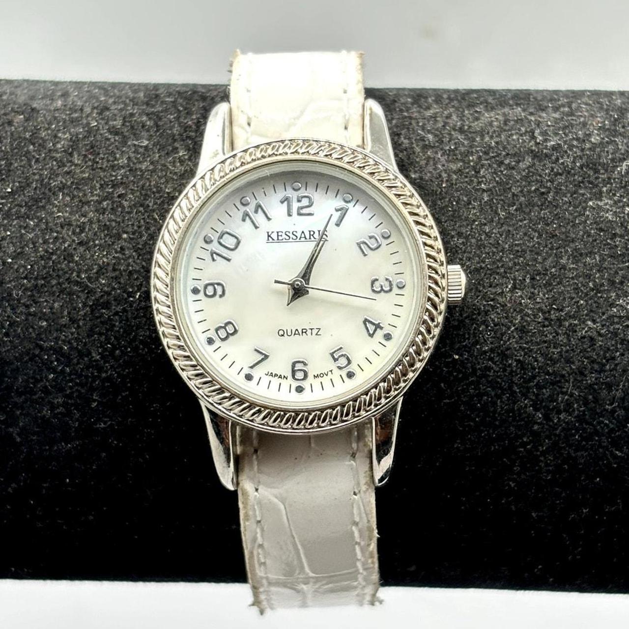 Silver White Kessaris Watch. Fully functional with