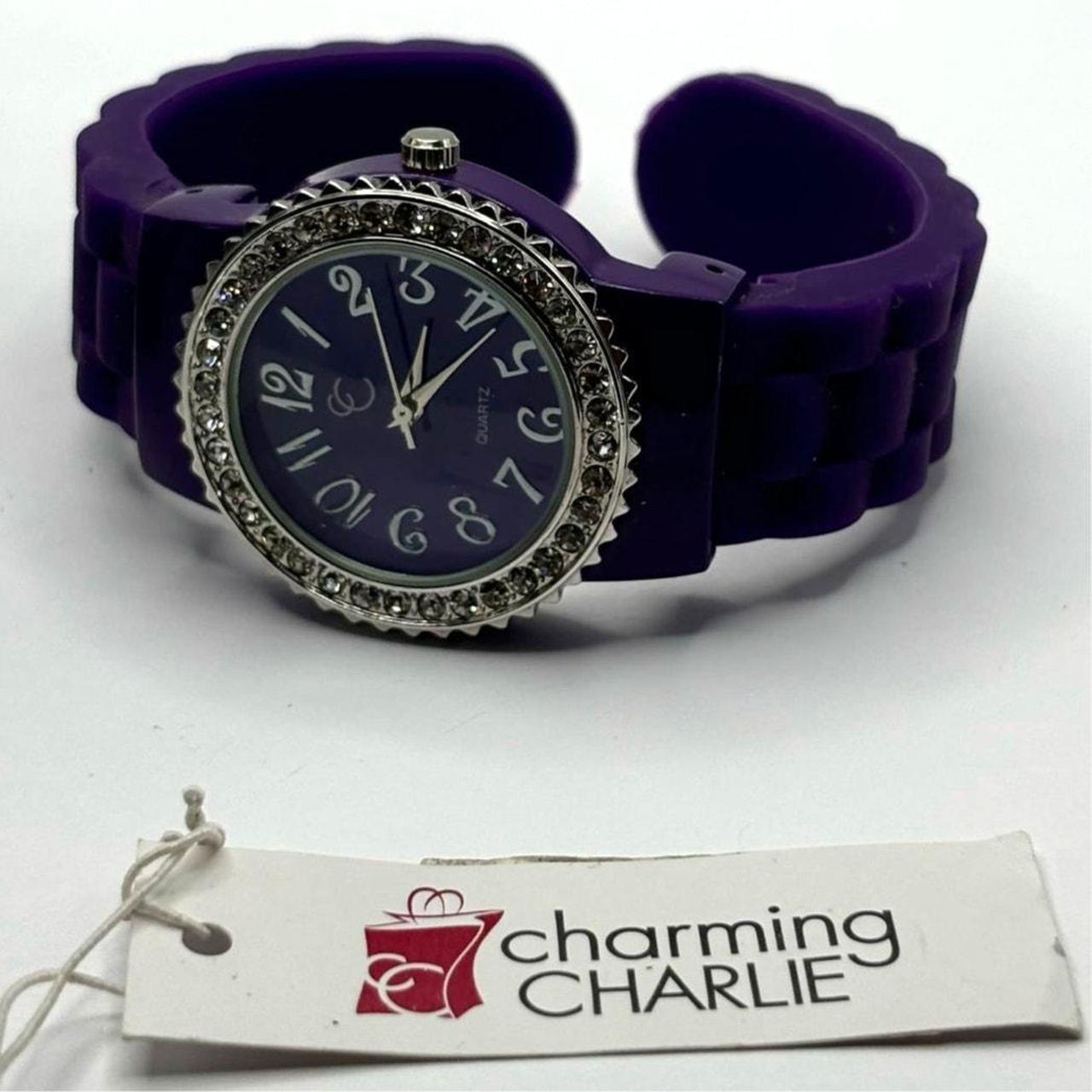 Silver Purple Charming Charile Watch. Fully. Depop