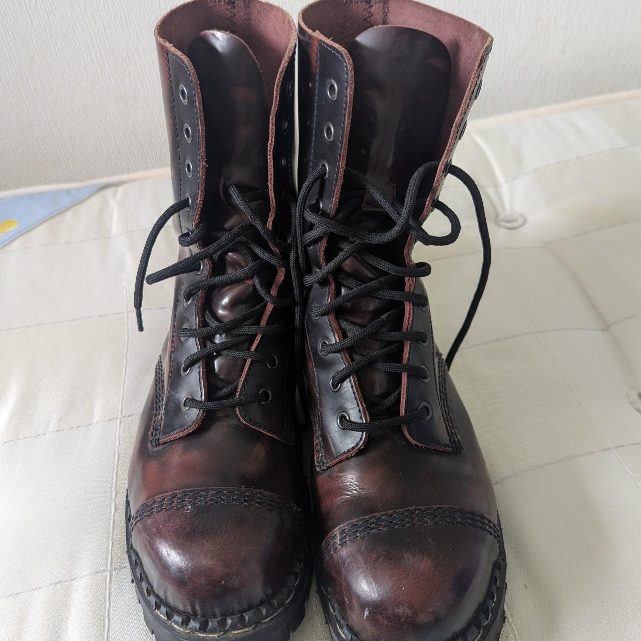 Solovair burgundy rub off hotsell