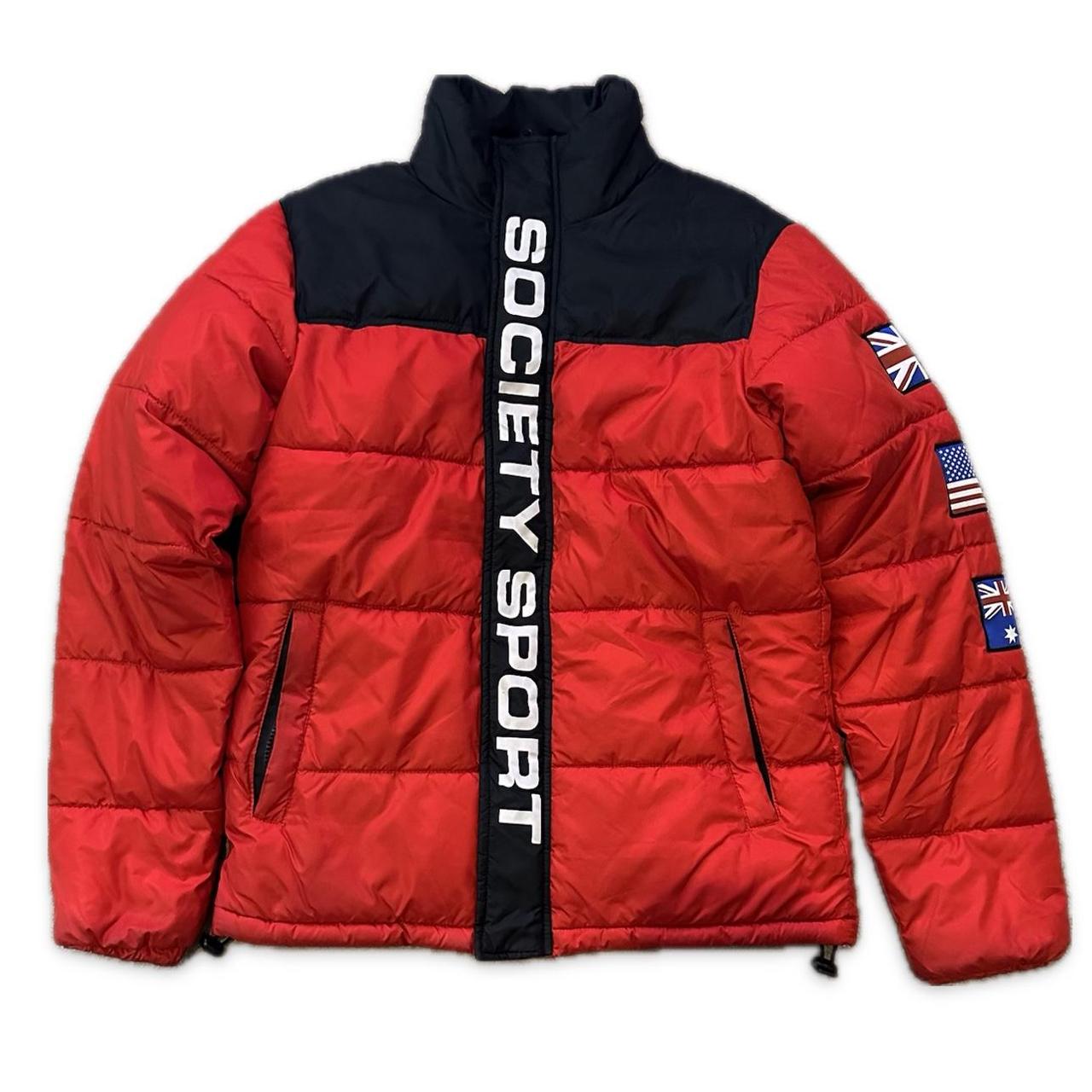 Society sport puffer jacket sale