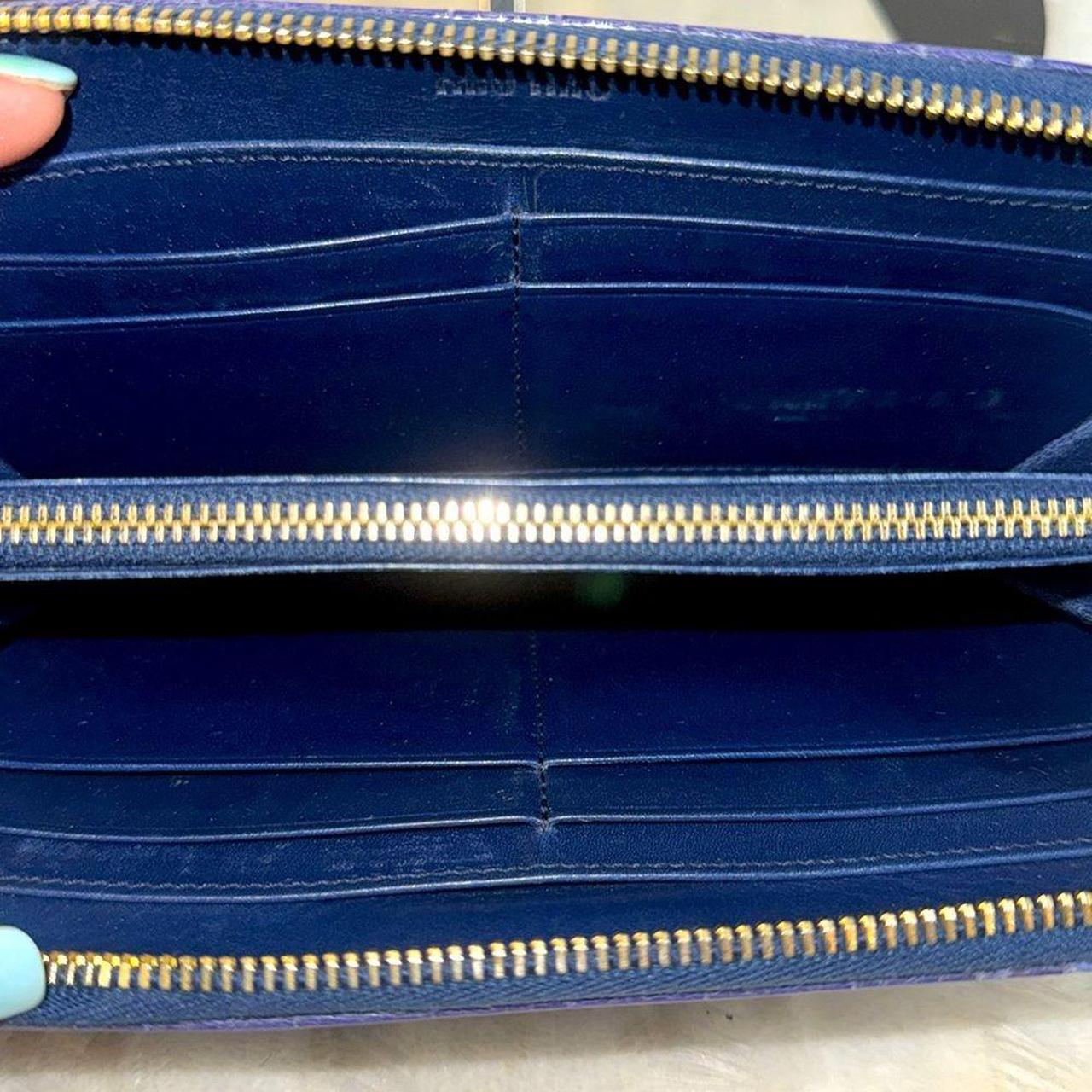 Miu Miu Women's Wallets - Blue – Miu Miu Croc Emb… - image 8