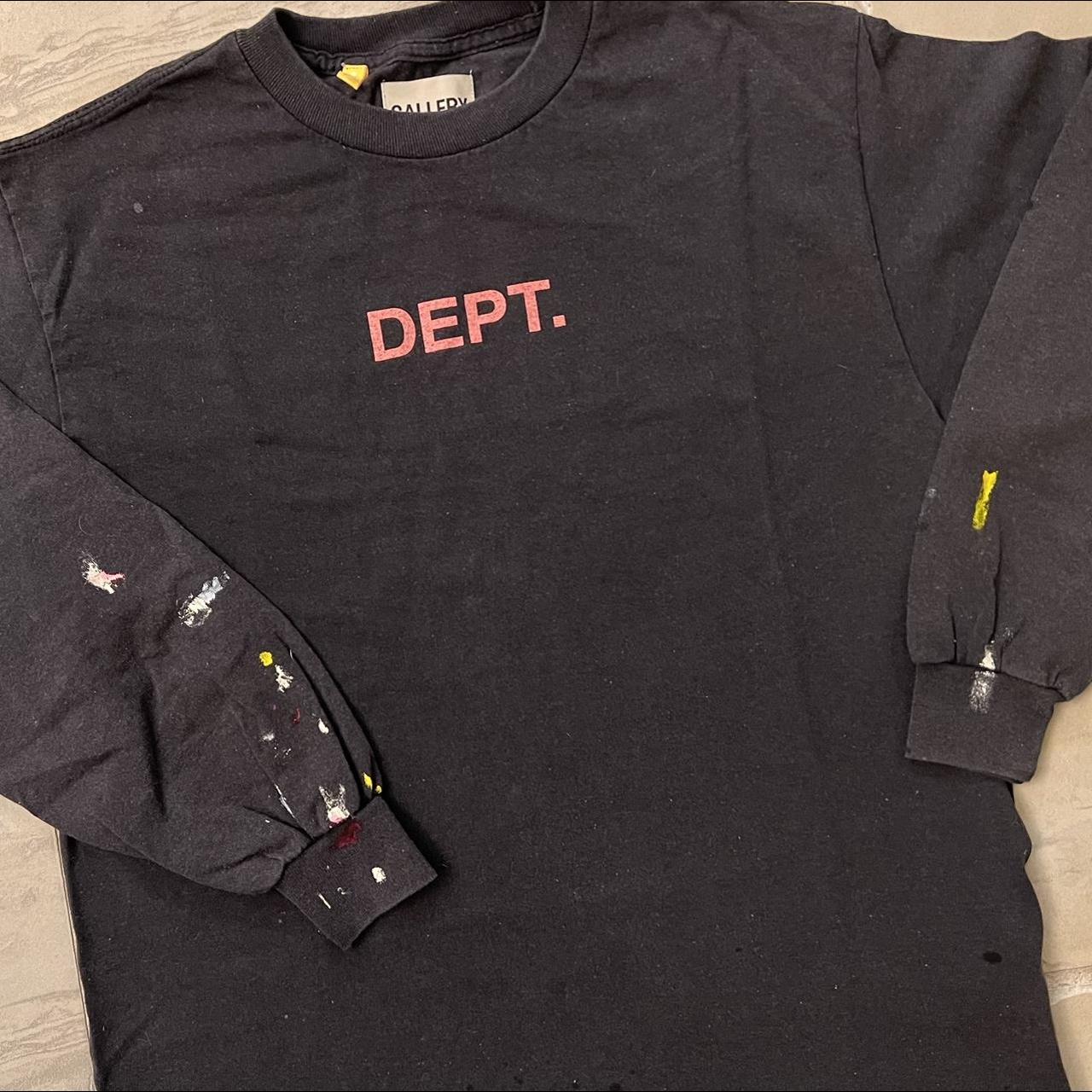 Gallery Department Dept Long Sleeve Splatter T-shirt... - Depop